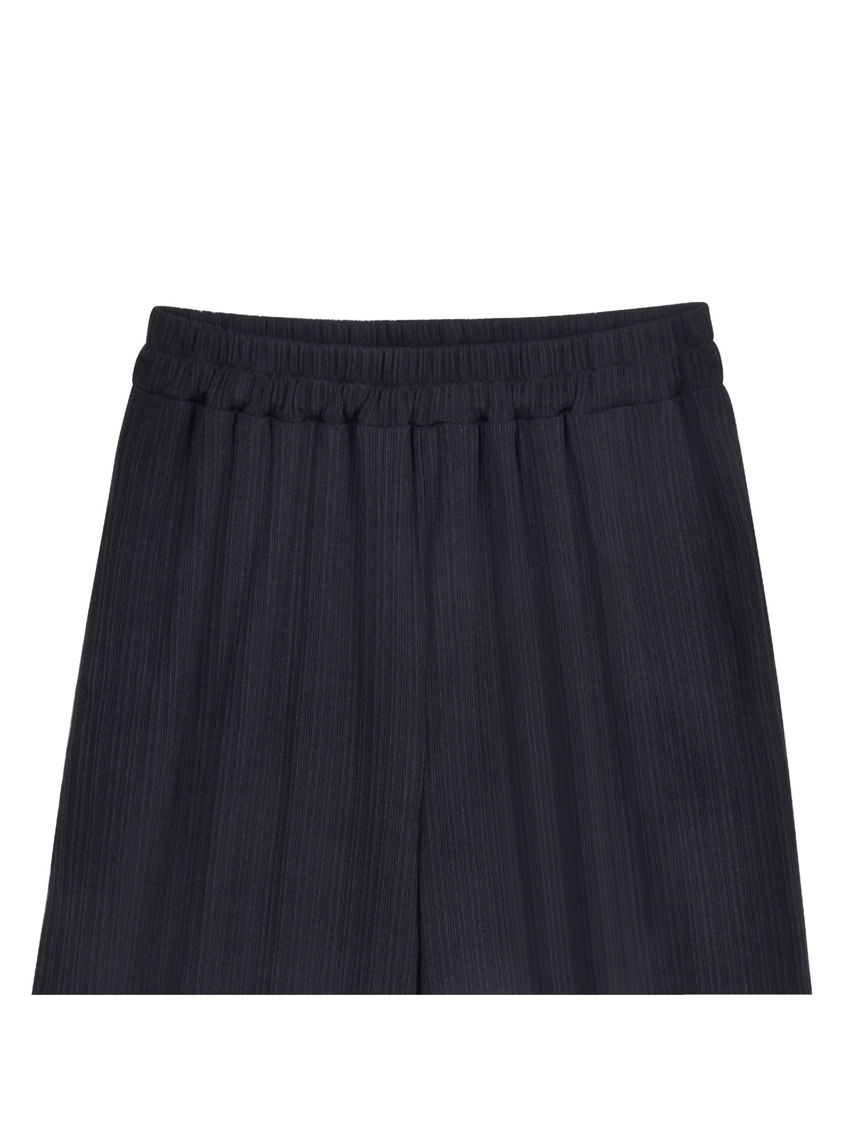 Girls Pants Legging Straight Leg Pants Black Ribbed Knit Gym Casual Black