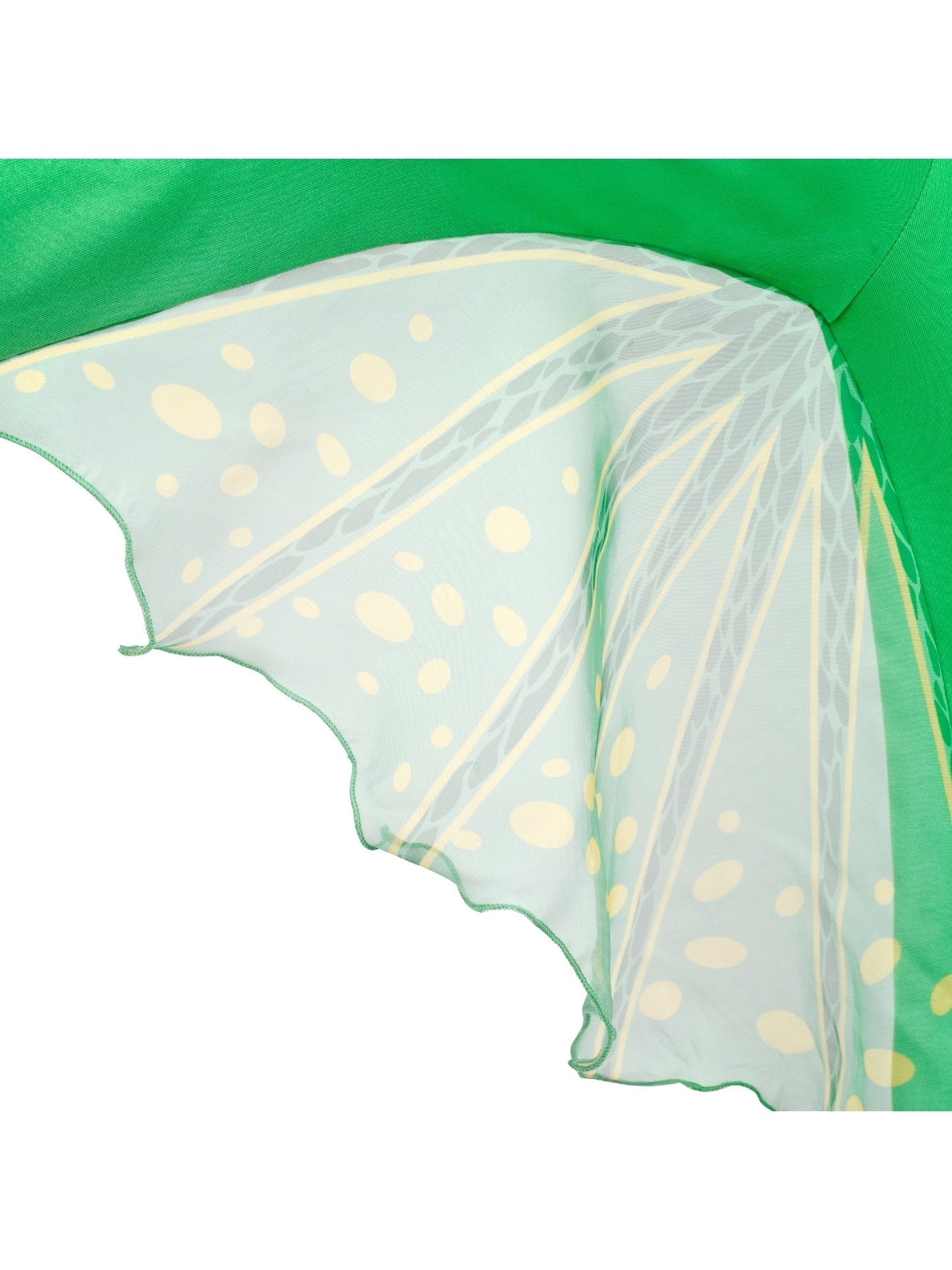 Kids Costume Dinosaur Green Dragon Dinosaur Wing Polka Dot Mask Halloween Green