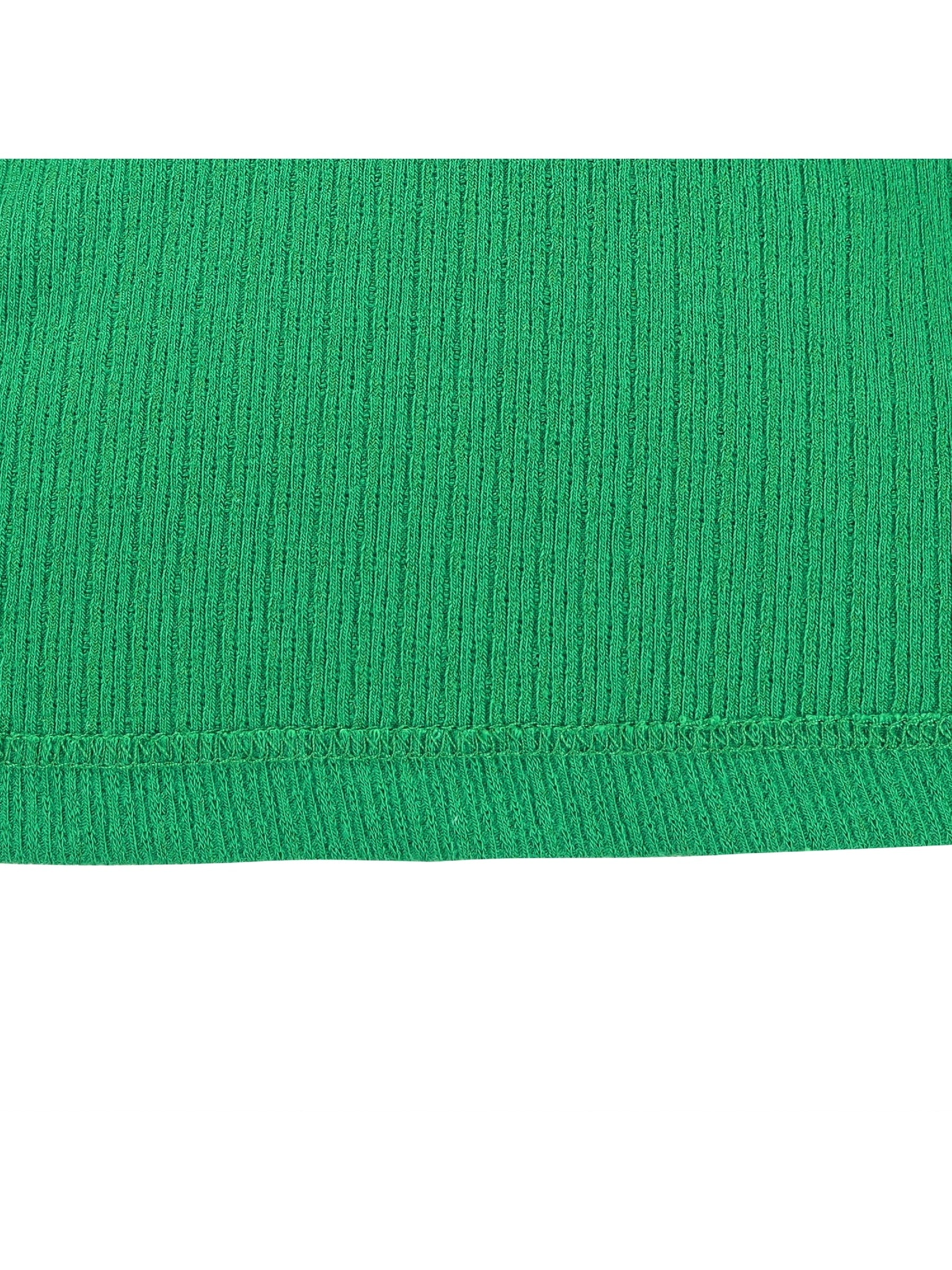 Girls Dress Rose Pink Cable Knit Striped Casual Long Sleeve Cotton Green