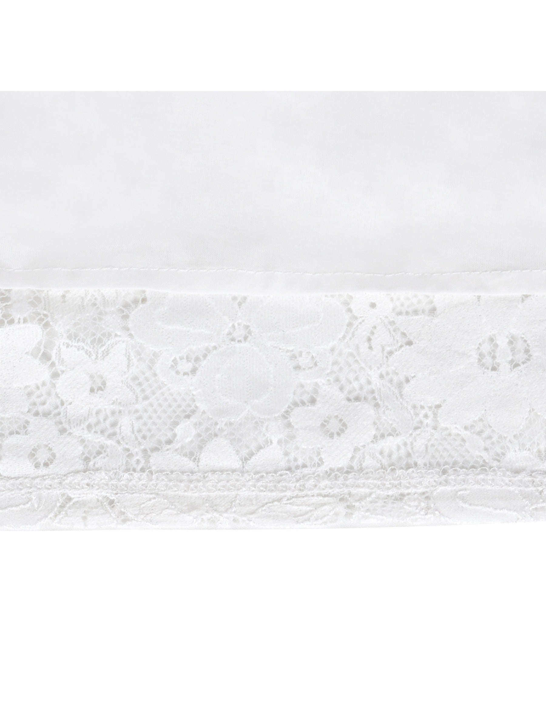Girls Dress Flower Lace White Collar Skirt Dress White