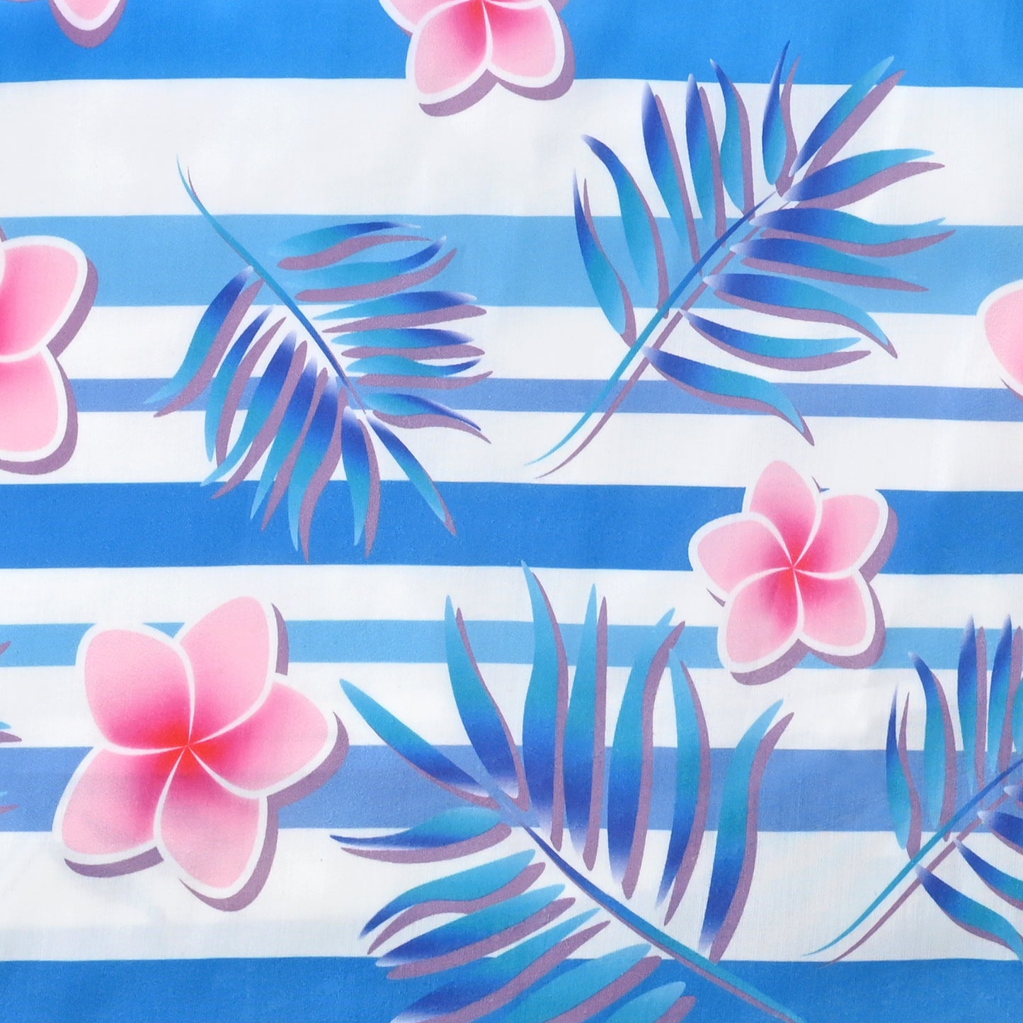 Girls Dress Black Striped Pink Flower Sundress Blue