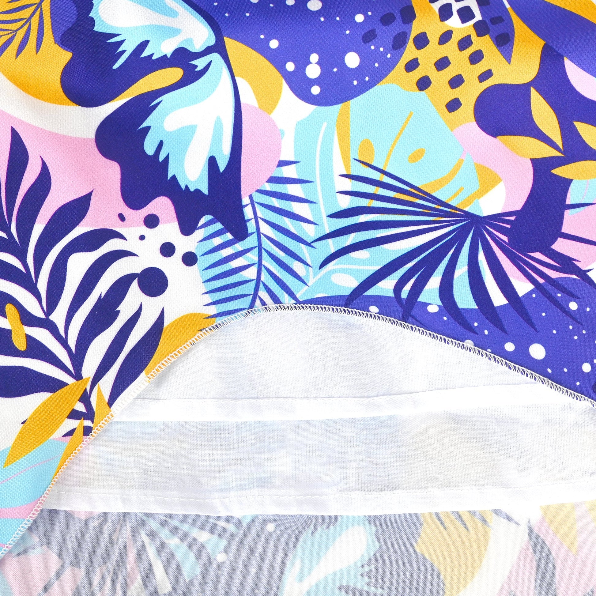 Girls Dress Sunflower Butterfly Hanky Hem Party Beach Necklace Sundress Purple