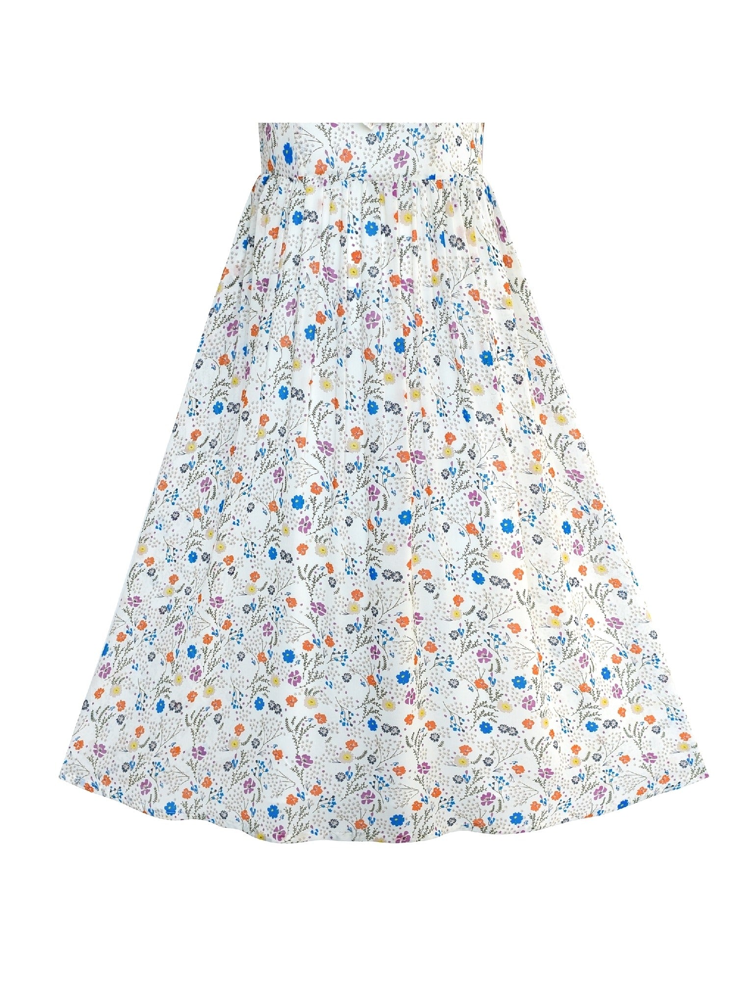 Women's Short Sleeve Casual Floral Printed Vintage Maxi Dress Beige