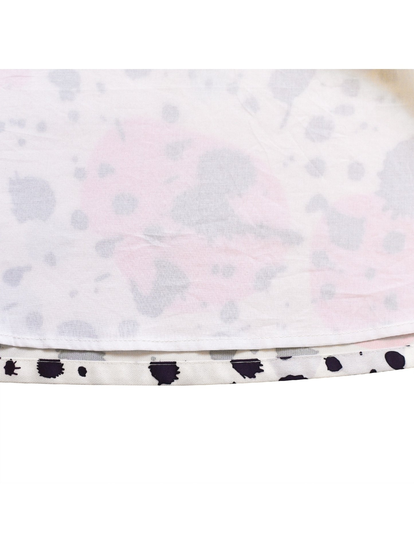 Women's Painting Flower Design Vintage Casual Party Cocktail Dress Pink