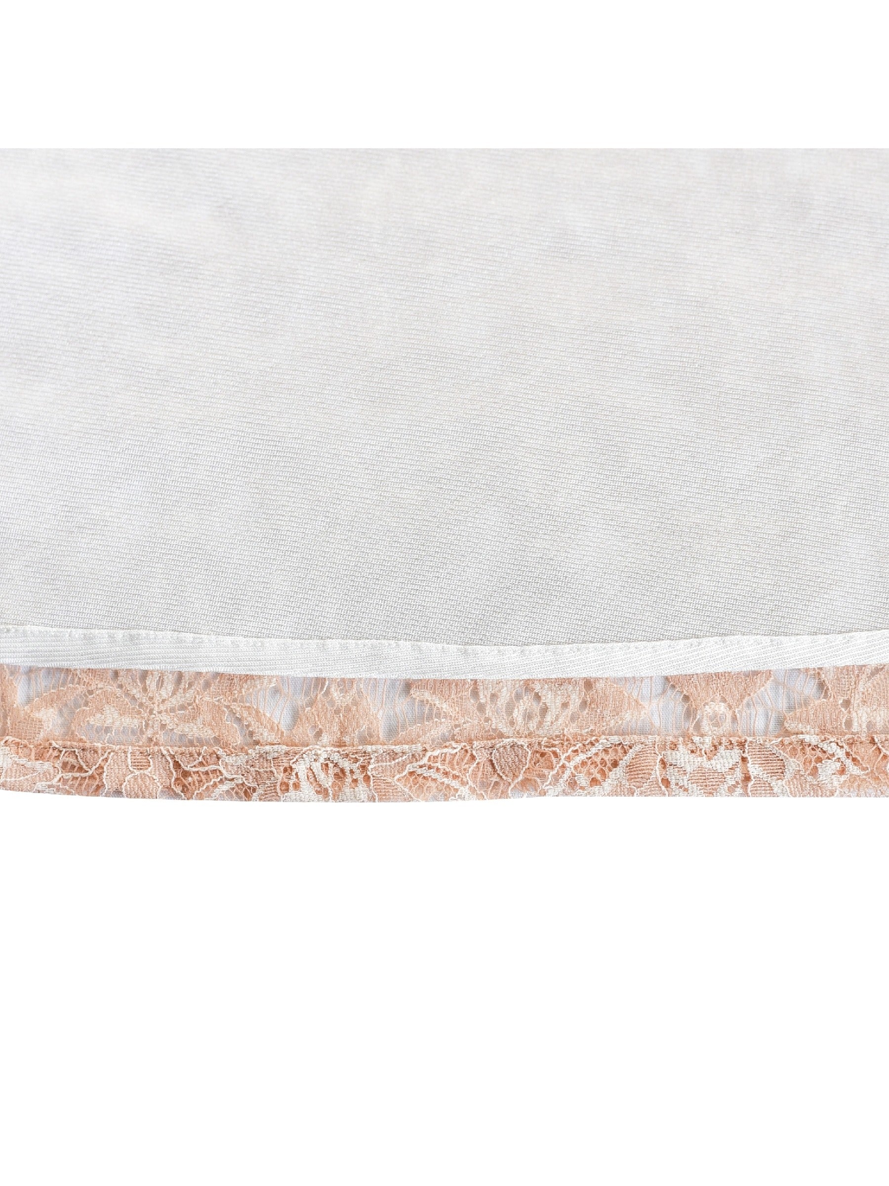 Women Beige Lace 3/4 Sleeve Vintage Casual Party Dress Pink