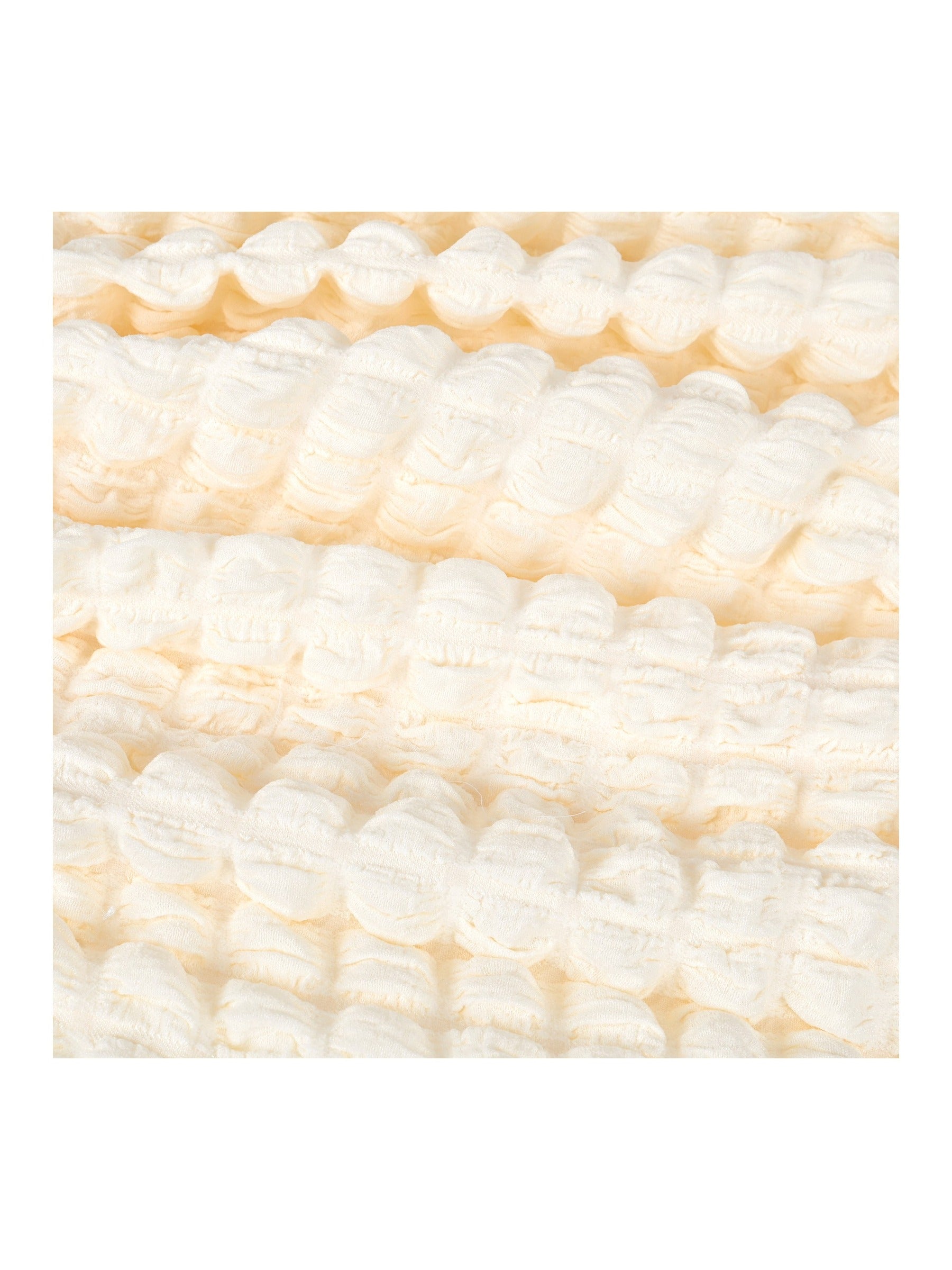 Girls Dress White Solid A-line Retro Puff Sleeve Casual Spring Summer Yellow