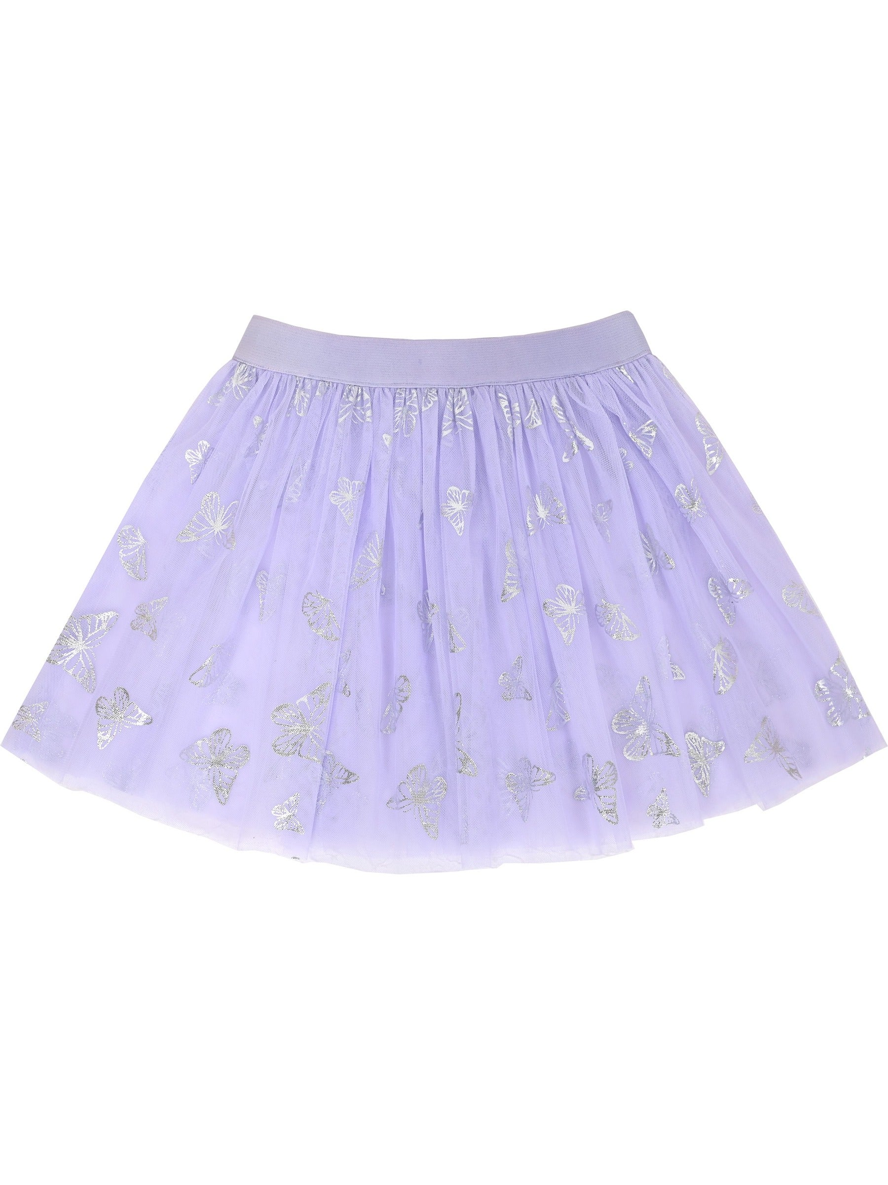 Girls Dress 2 Piece Set Purple Ballet Leotard Butterfly Tulle Long Sleeve Purple