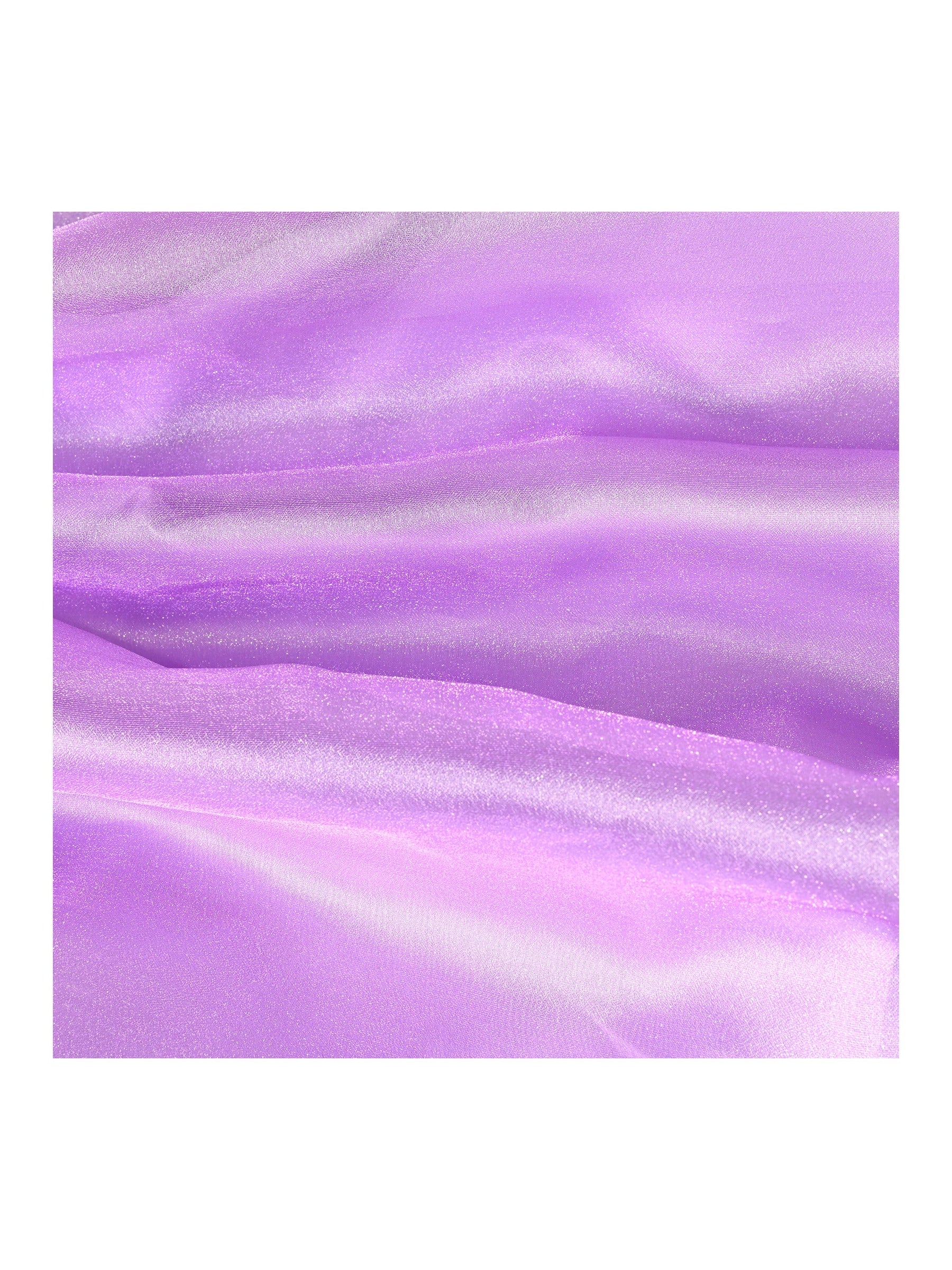 Girls Dress Purple Rose Flower Ruffle Sleeveless Strap Formal Party Purple