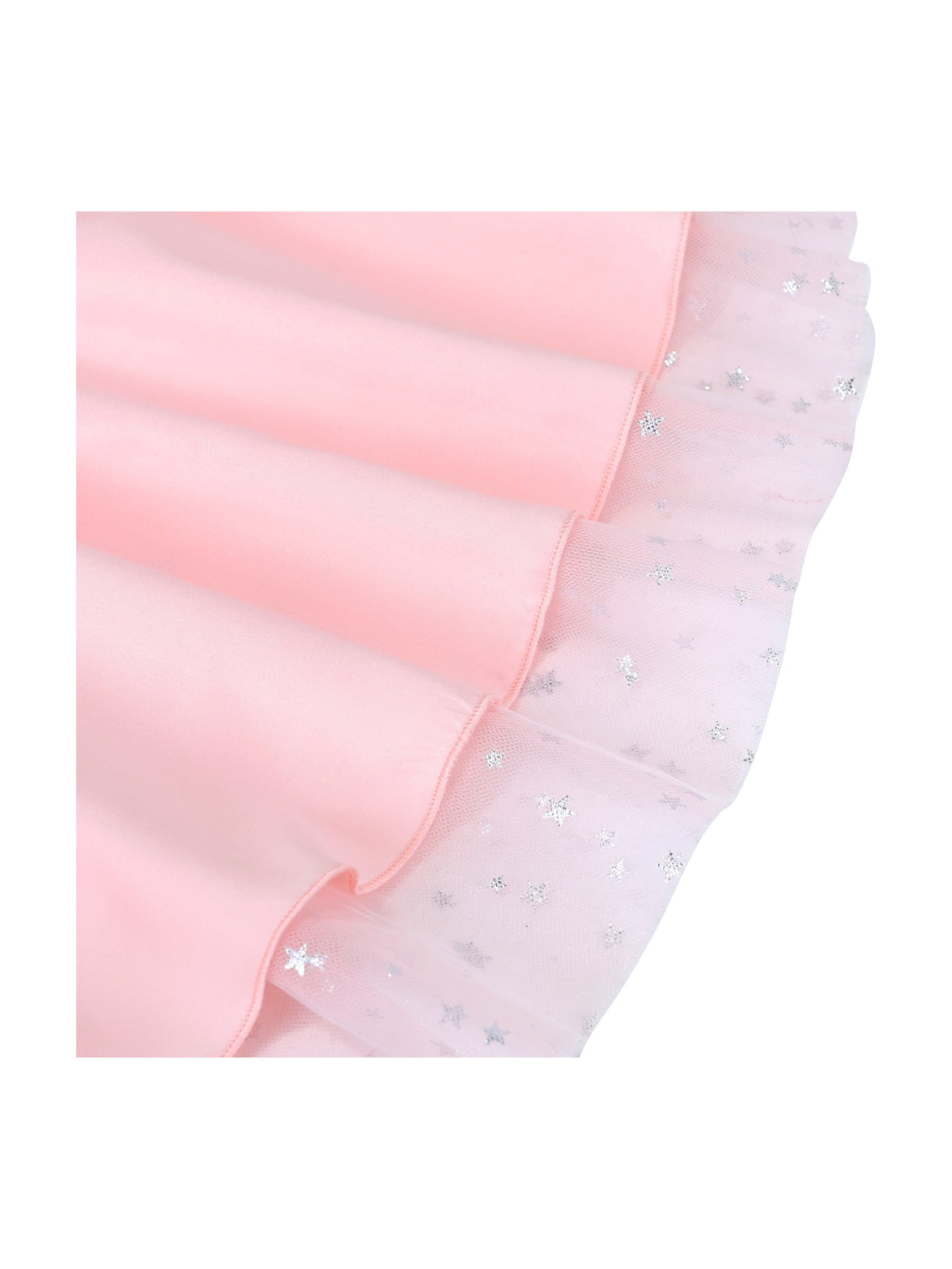 Girls Pink Floral Multilayer Ruffle Tulle Sleeveless Sequin Princess - Pink Flower Sequin