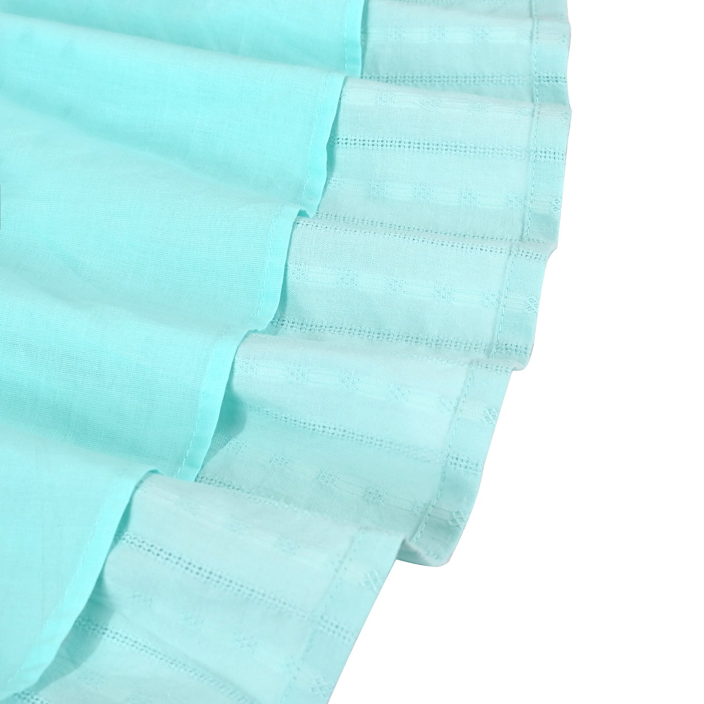Flower Girls Dress Lace Trim Bow Communion Wedding Baptism Ceremony Birthday Formal Blue