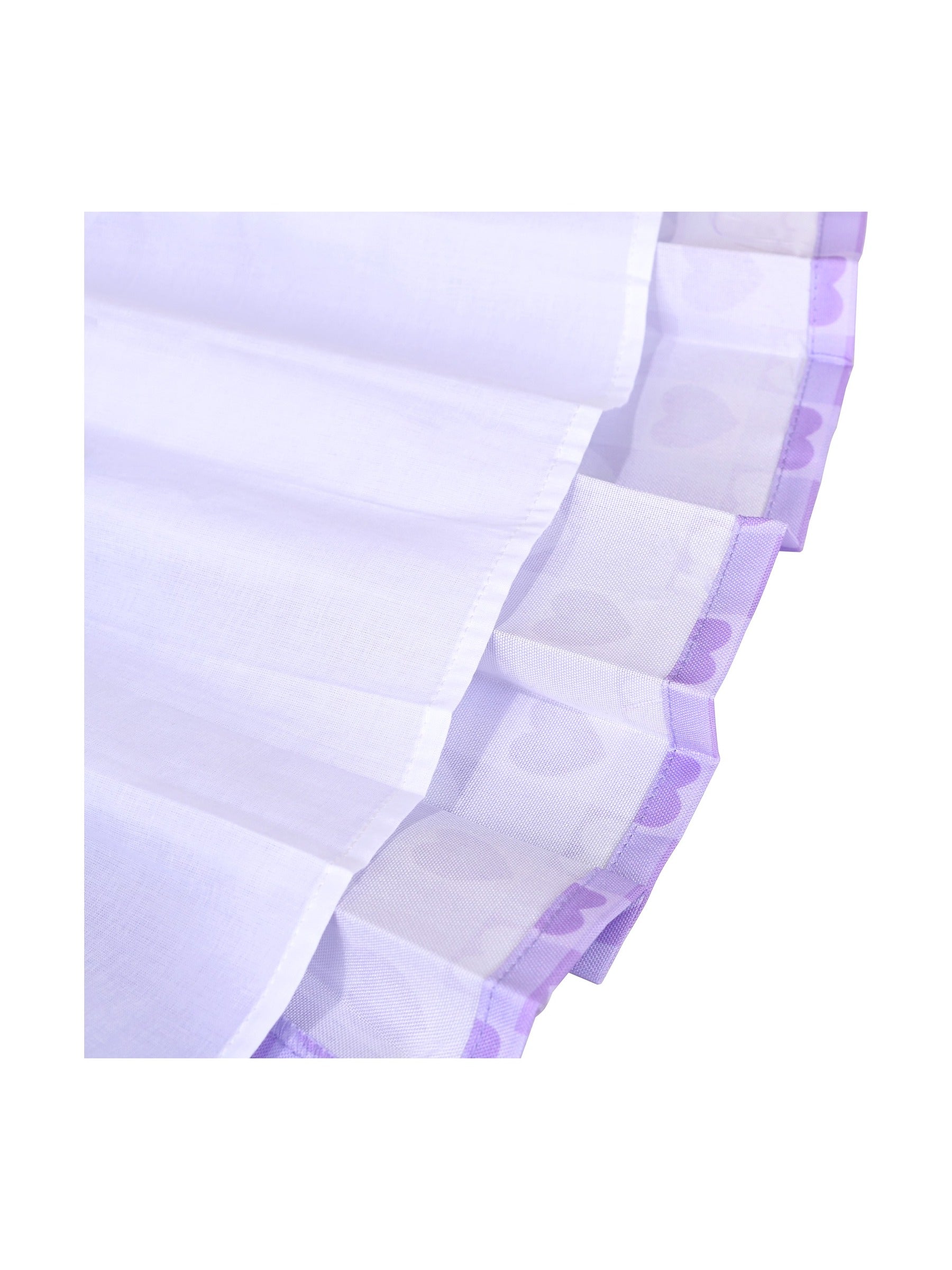 Girls Dress Color Block Contrast Bow Tie Everyday Party Purple