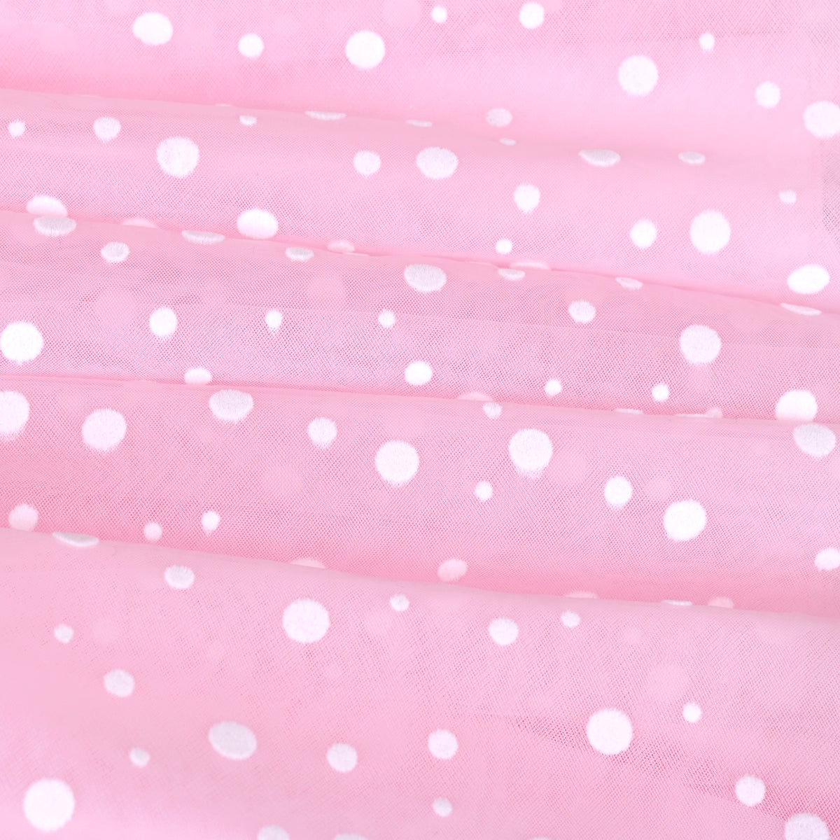 Girls Pink Floral Multilayer Ruffle Tulle Sleeveless Sequin Princess - Pink V Neck