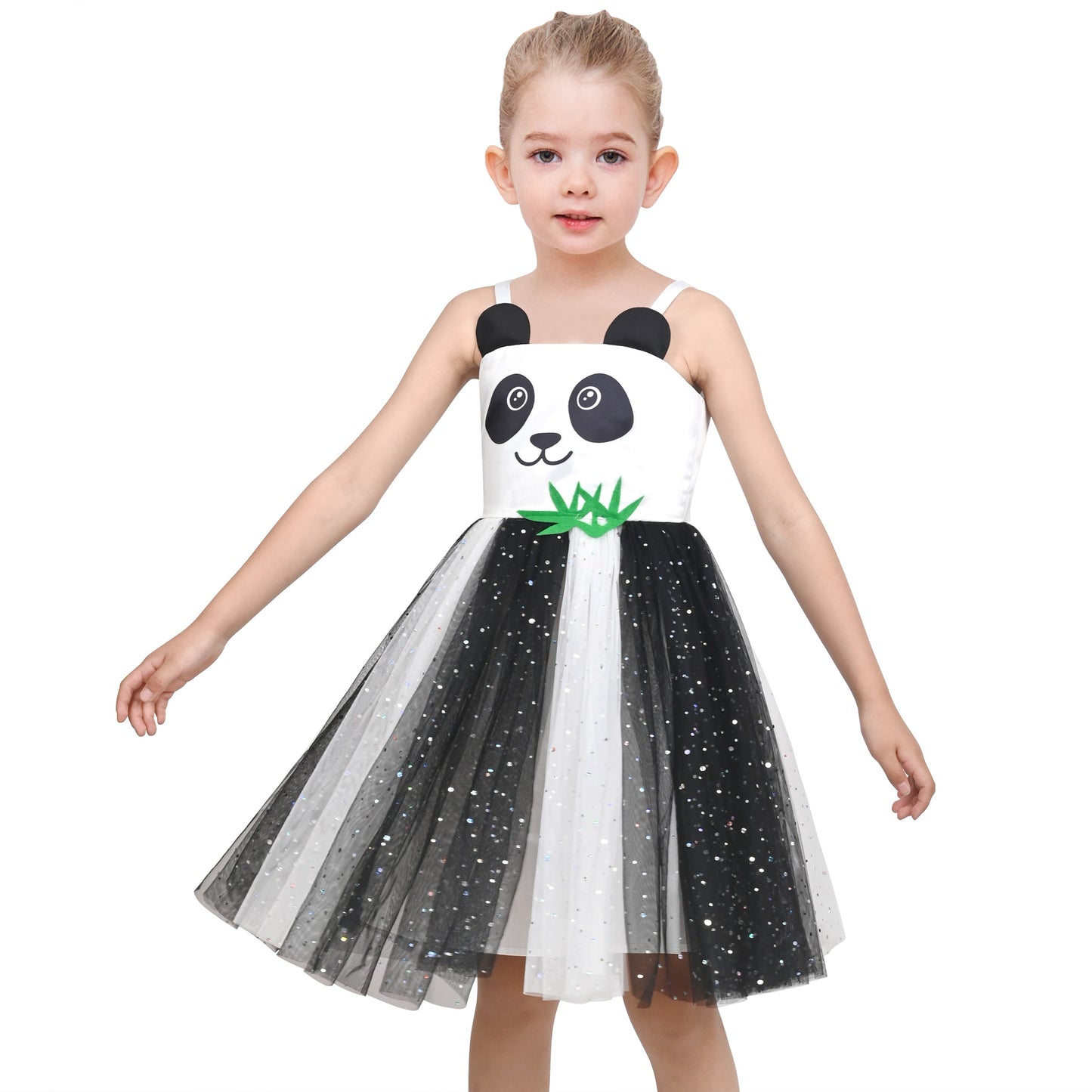Girls Dress Pink Bow Tie Wedding Lace Tulle Overlay Layered Black