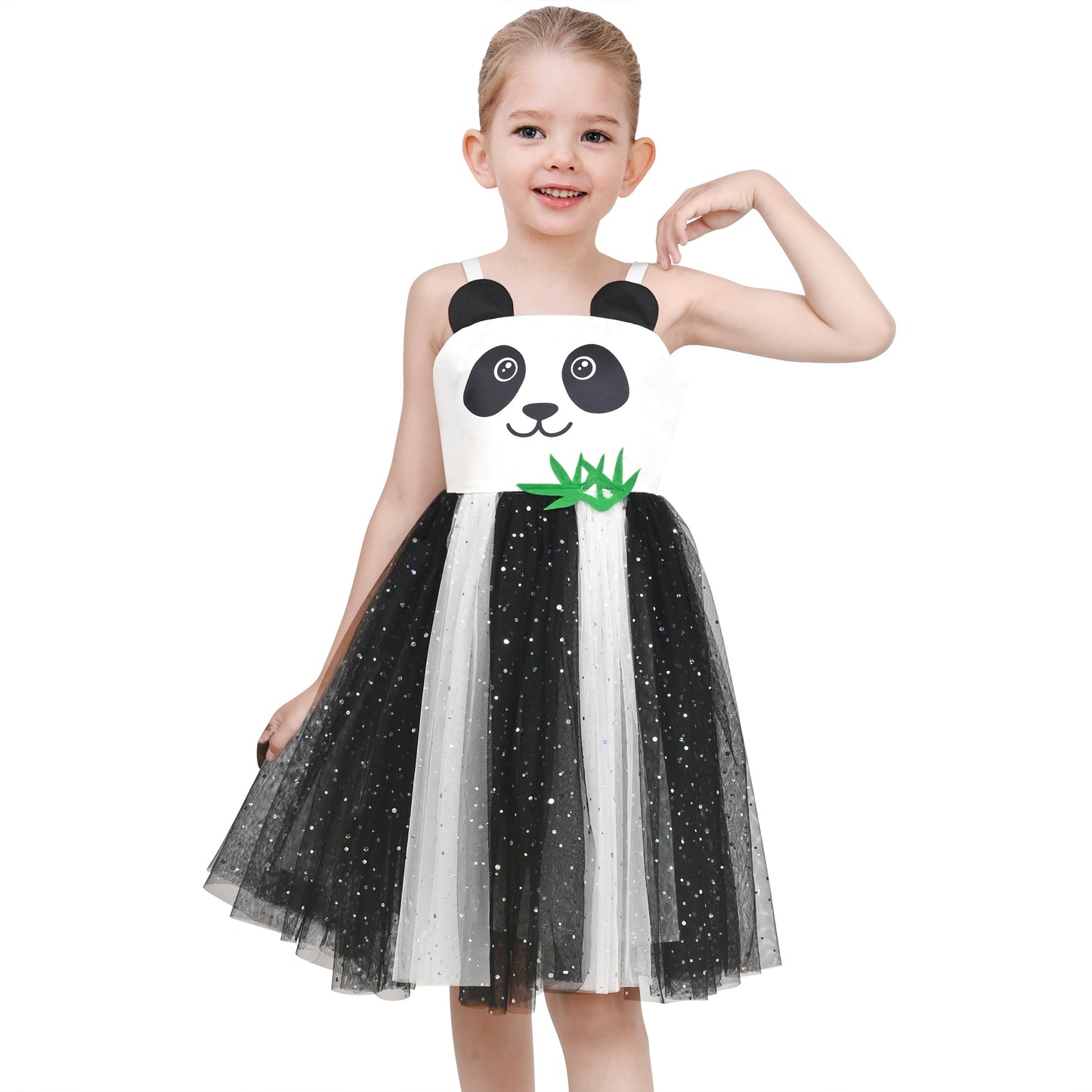 Girls Dress Pink Bow Tie Wedding Lace Tulle Overlay Layered Black