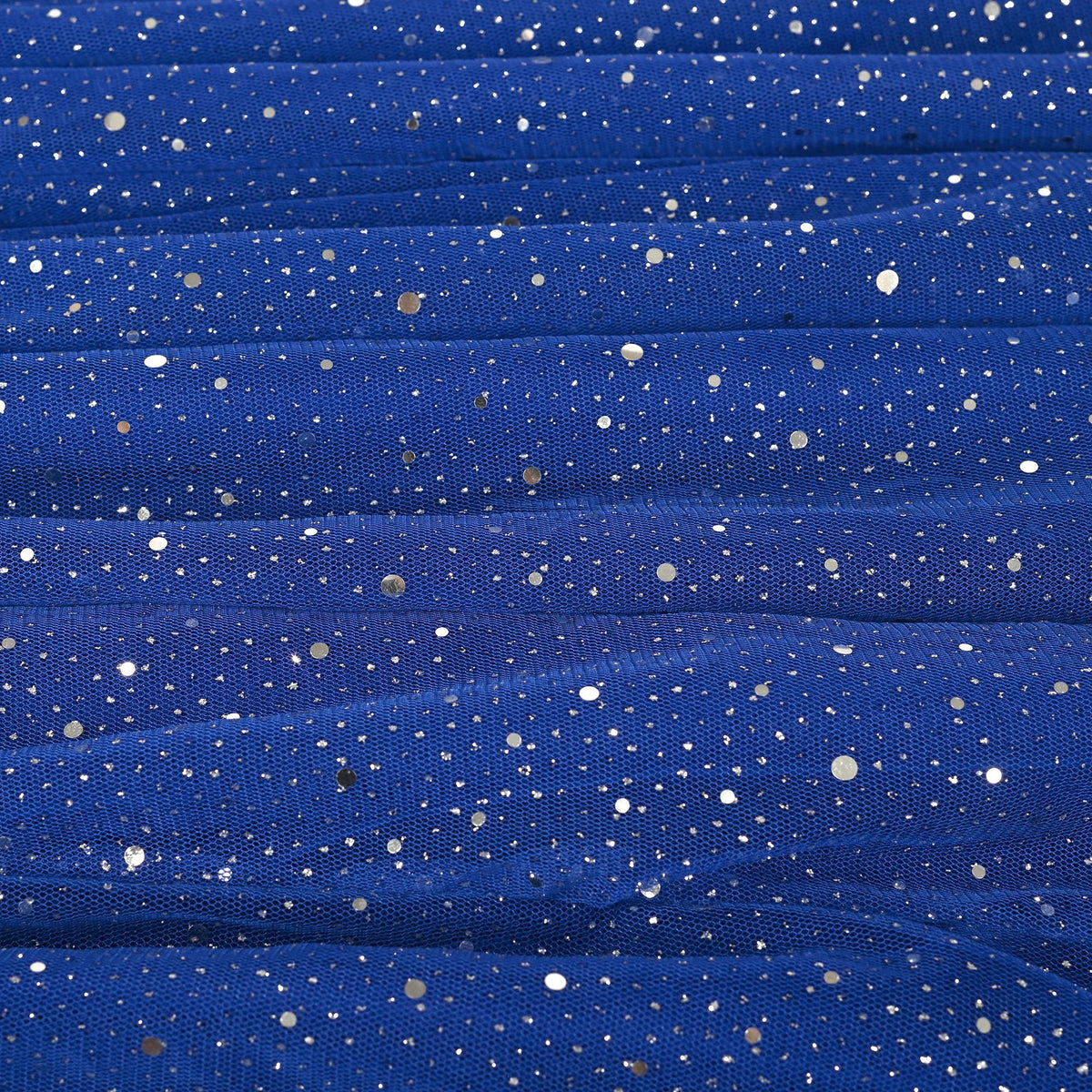 Girls Dress Green Lace Tulle Gradient Skirt Shiny Star Sleeveless - Blue