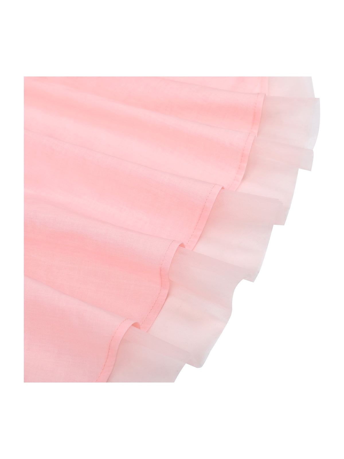 Flower Girl Dress Damask Jacquard Organza Tulle Wedding Pageant Princess - Pink Sequin