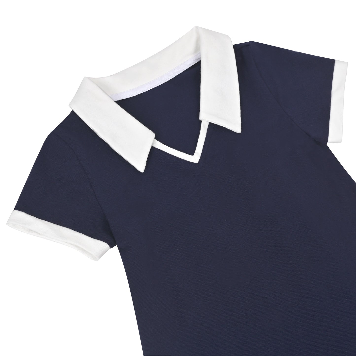 Girls Dress Sky Blue T-Shirt Basic Top Classic Loose Straight Cotton Blue