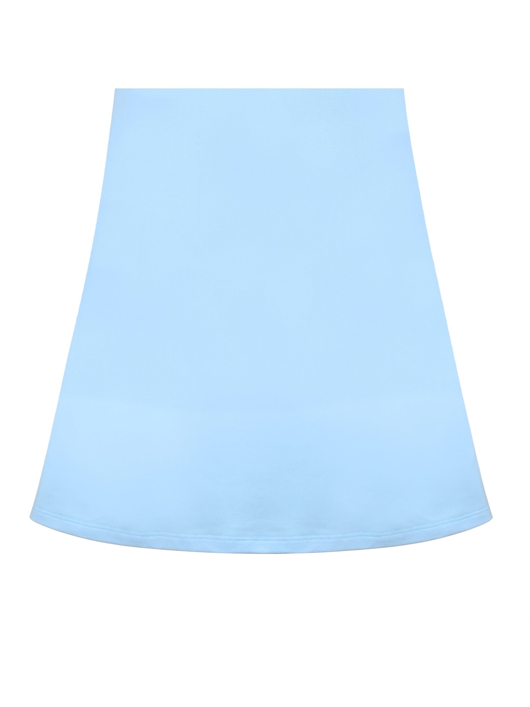 Girls Dress Sky Blue T-Shirt Basic Top Classic Loose Straight Cotton Blue