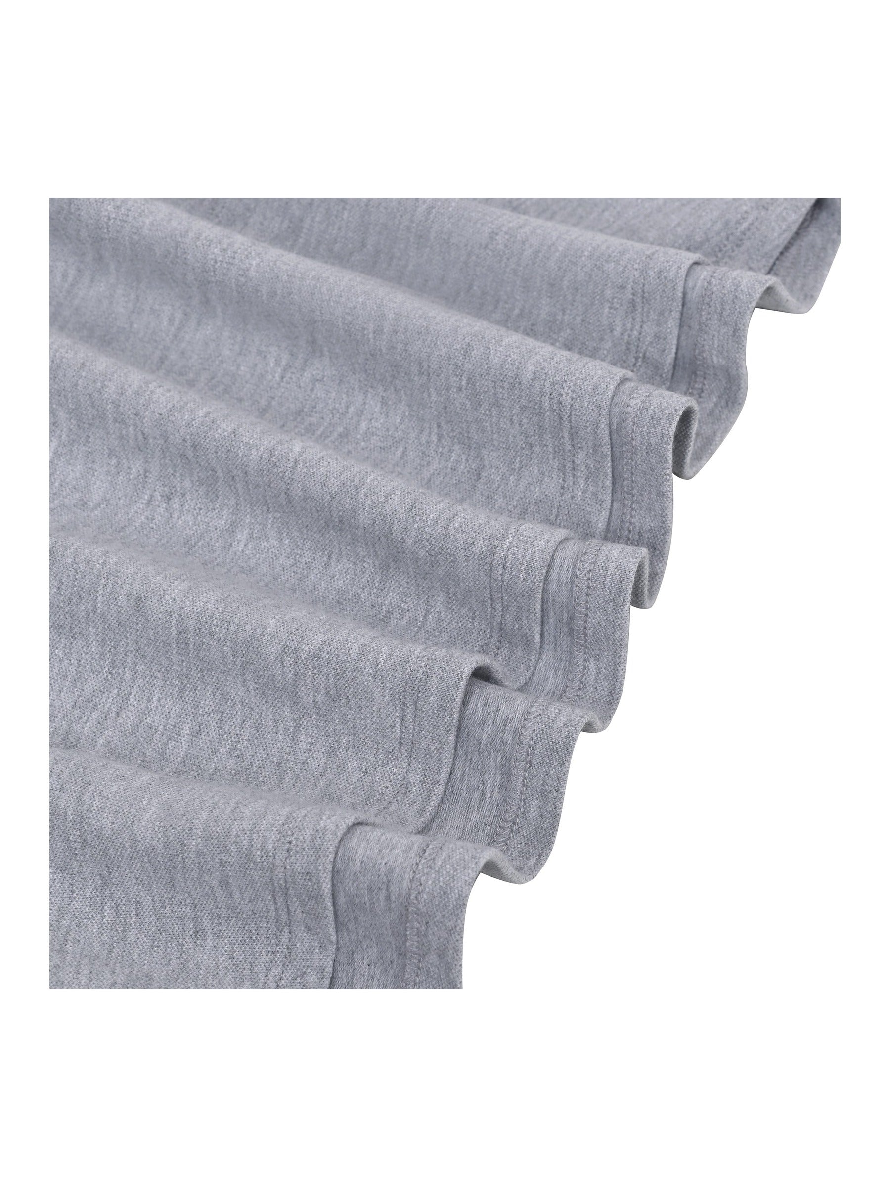 Girls Dress Sky Blue T-Shirt Basic Top Classic Loose Straight Cotton Gray