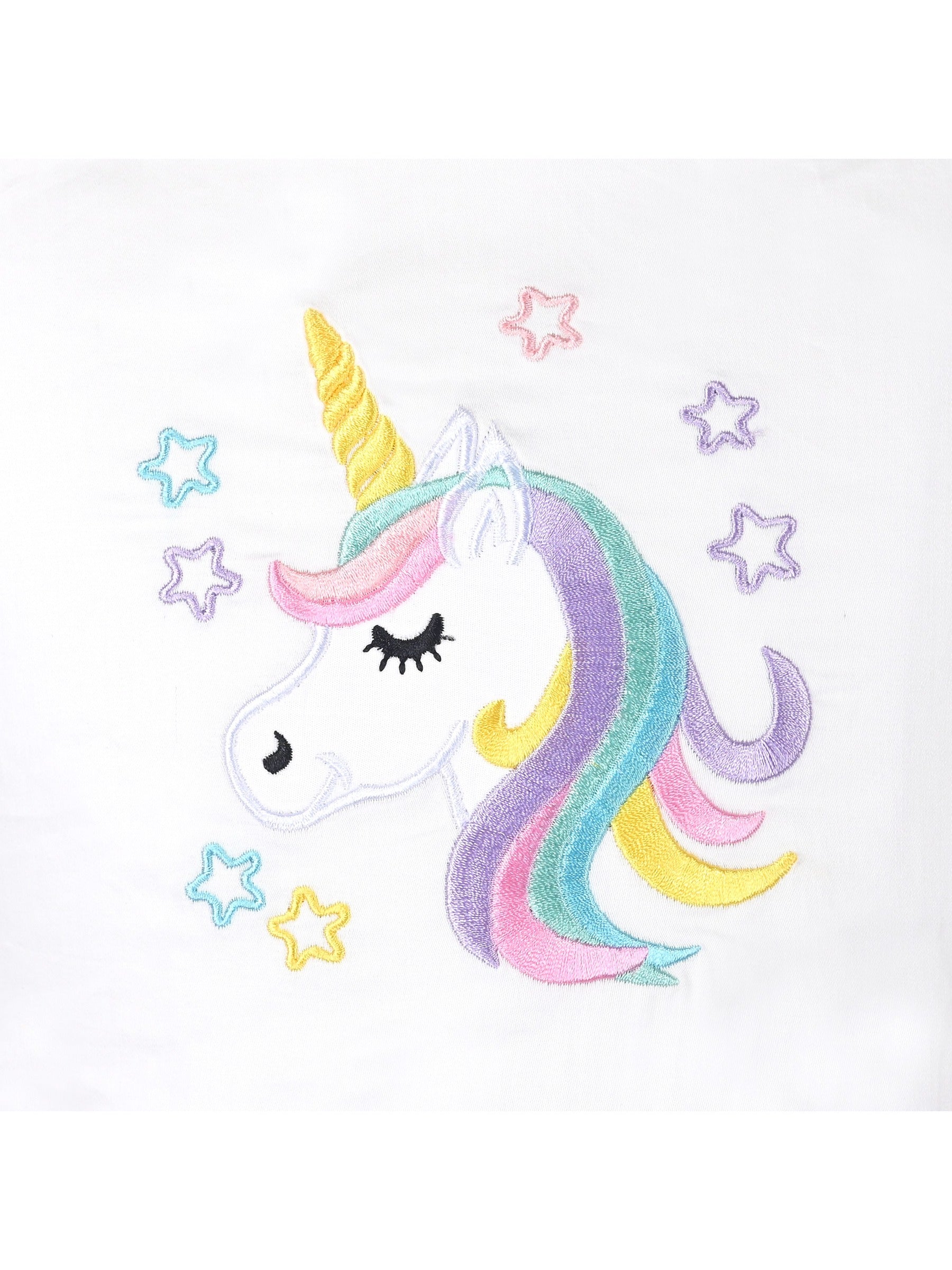 Girls Dress Purple Unicorn Rainbow Striped Suspender Sleeveless Summer Purple