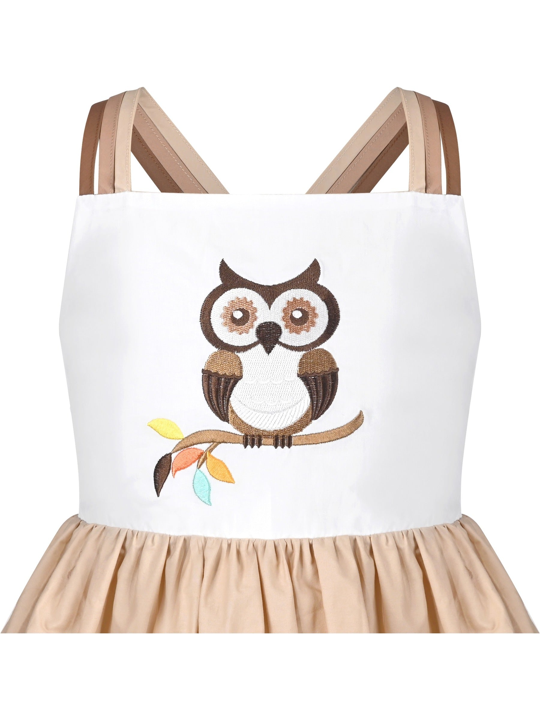 Girls Dress Purple Unicorn Rainbow Striped Suspender Sleeveless Summer Brown
