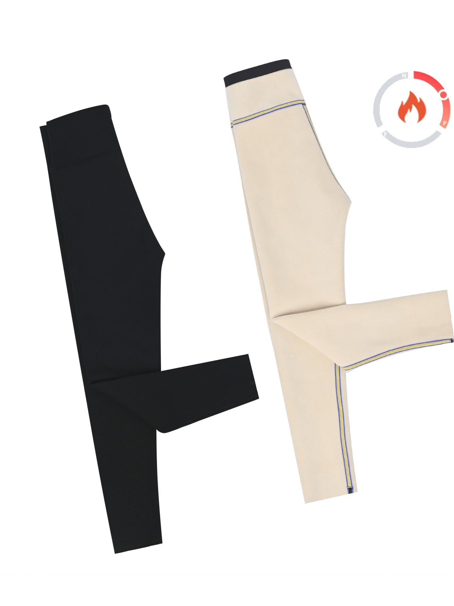 Girls Legging Fleece Lined 2pc Set Pants Warm Ankle Length Winter Black