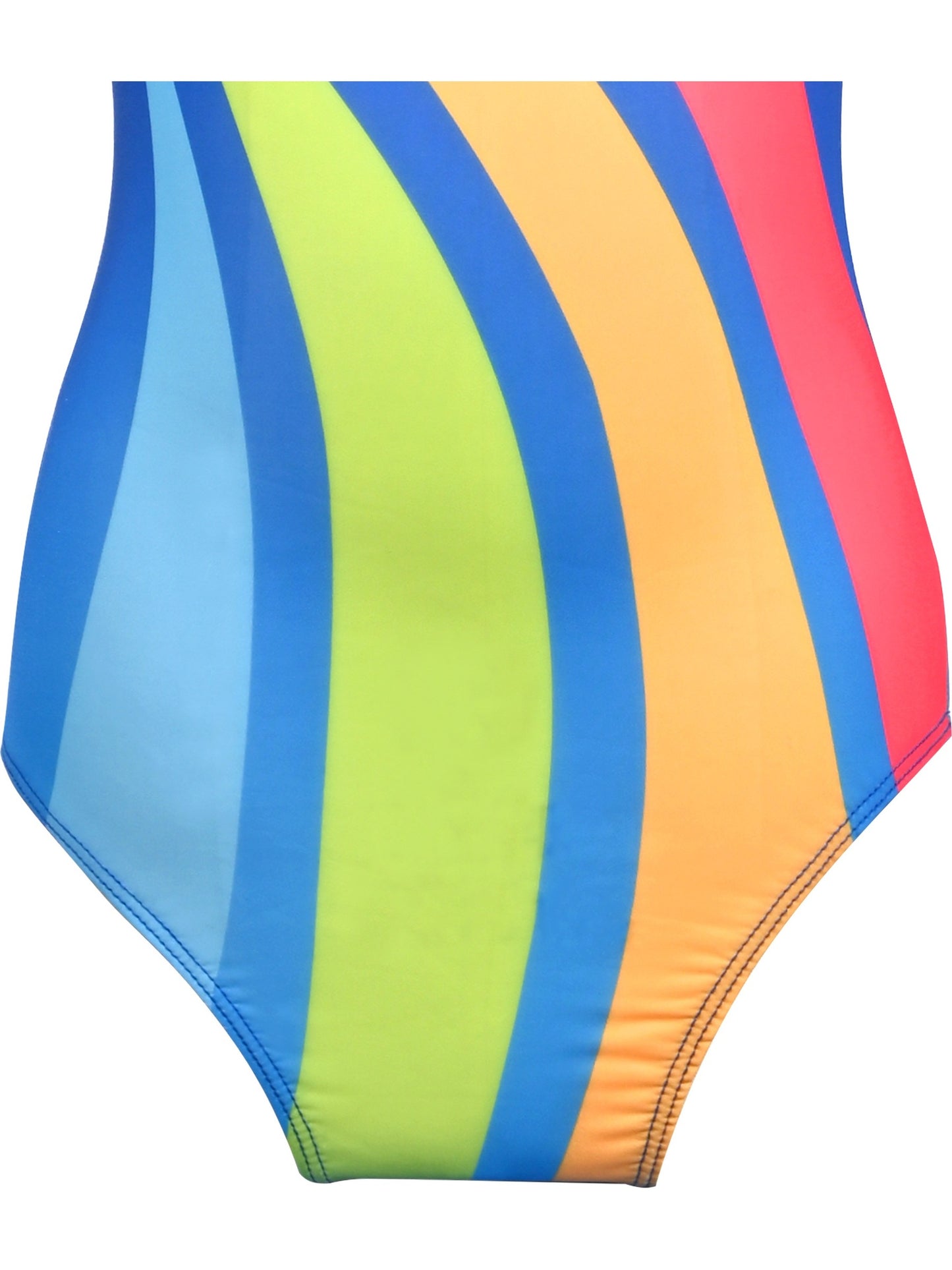 Girls Star Rainbow Rhinestone Sleeveless Active Unitard Ballet Gymnastic Blue