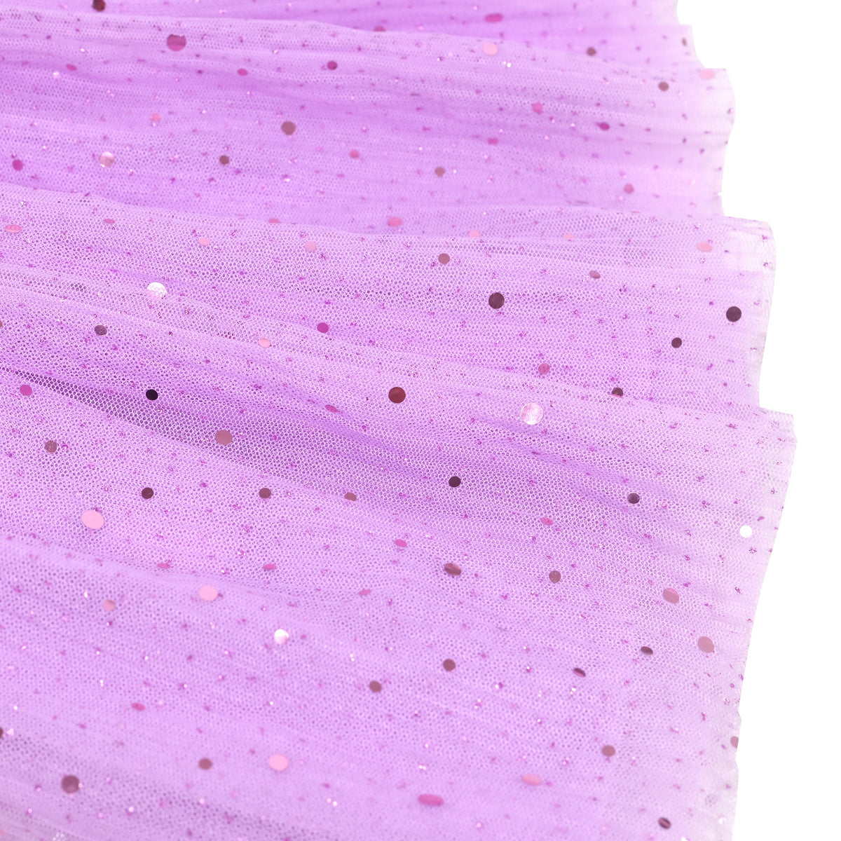 Girls Skirt Blue Heart Sequins Sparkling Tutu Dancing - Purple Sequin