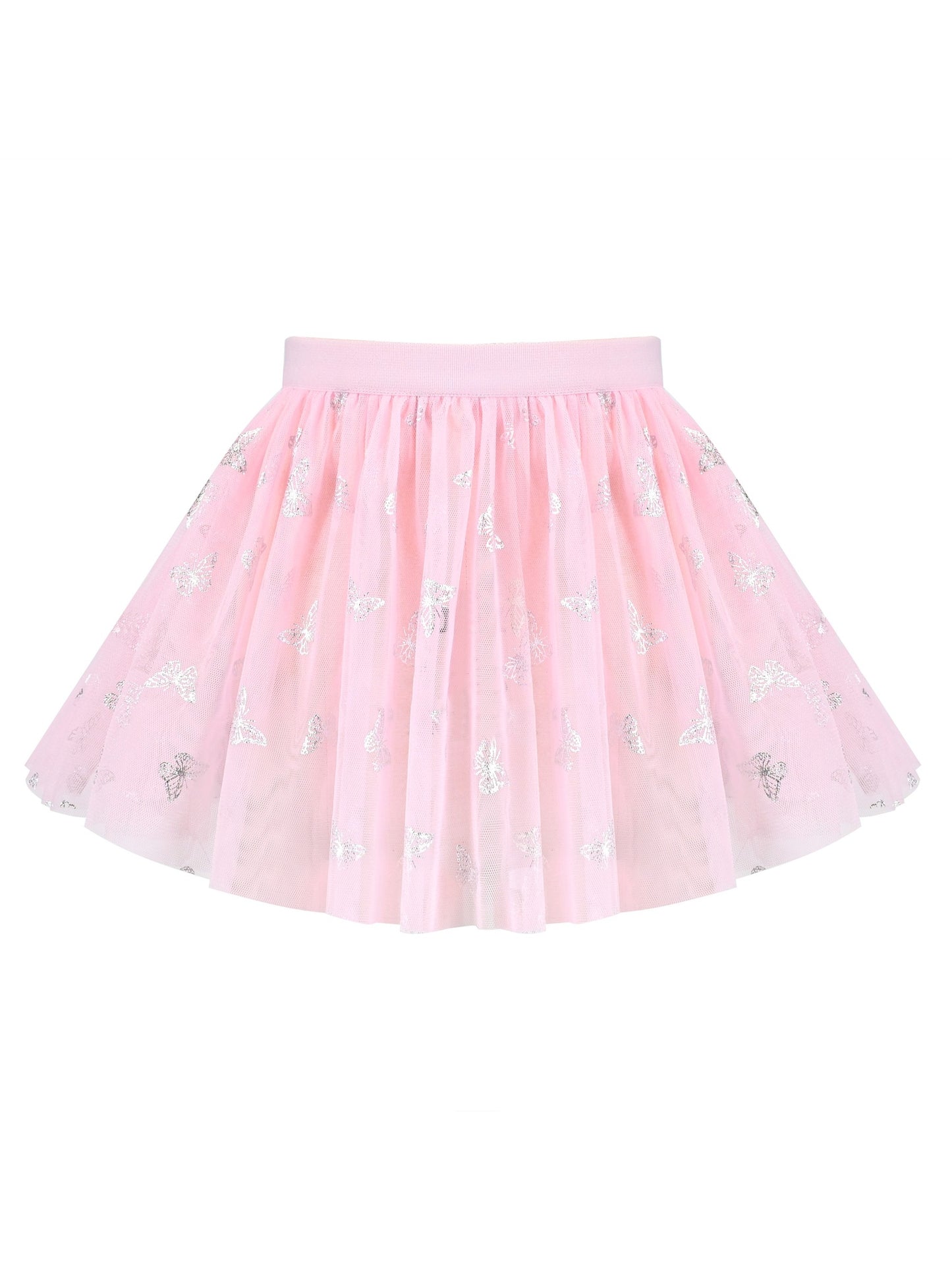 Girls Dress 2 Piece Set Purple Ballet Leotard Butterfly Tulle Long Sleeve Pink