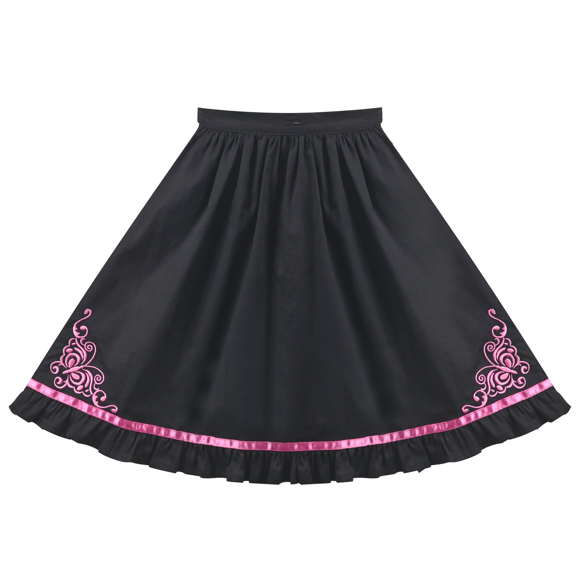 Girls German Dirndl Dress Costumes for Bavarian Oktoberfest Long Sleeve - Purple