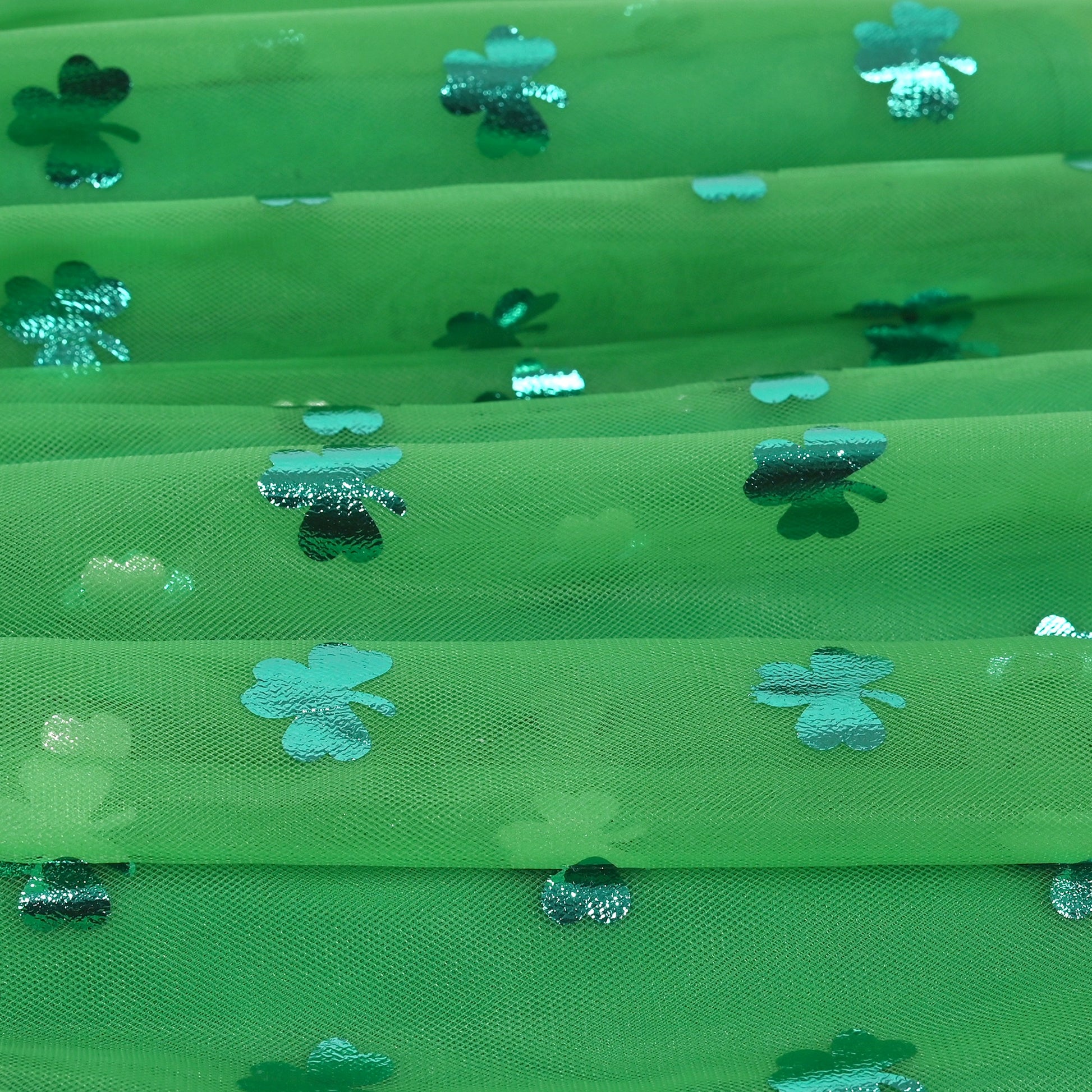 Girls Dress Long Sleeve Tutu Skirt Bow Tie Party Green