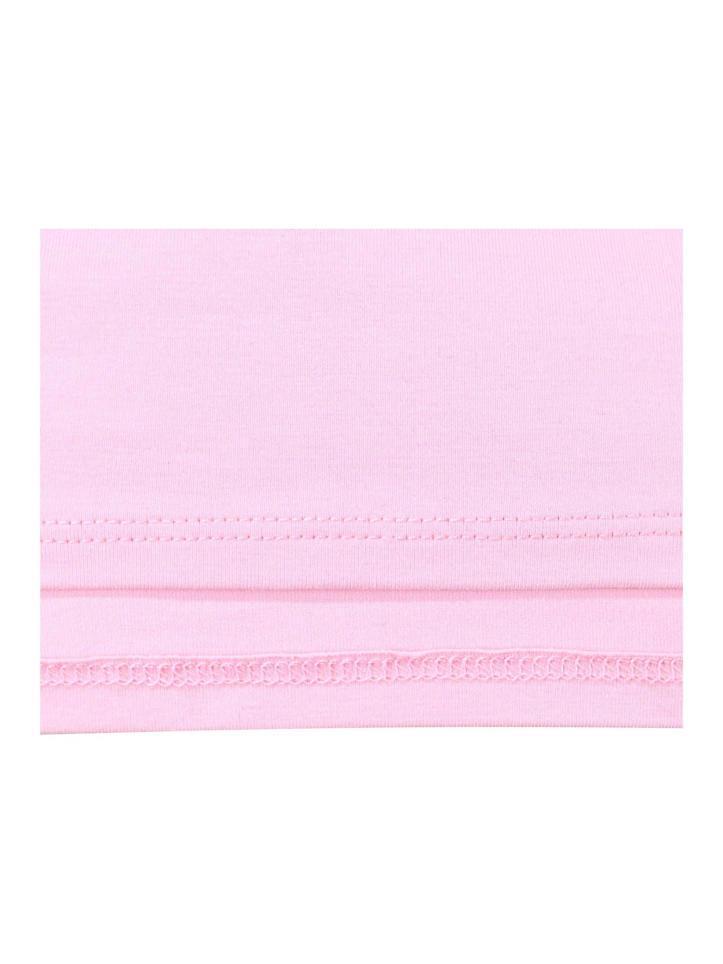 Girls Top Shirt Long Sleeve Pink Striped Valentine Crewneck Soft Casual Pink