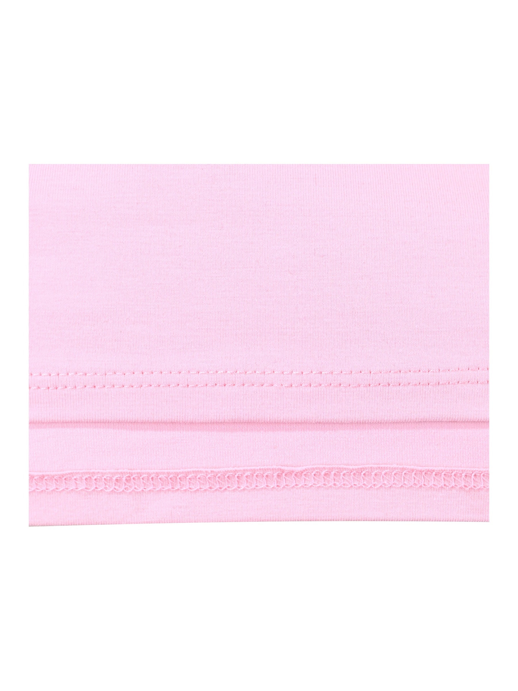 Girls Top Shirt Long Sleeve Pink Striped Valentine Crewneck Soft Casual Pink