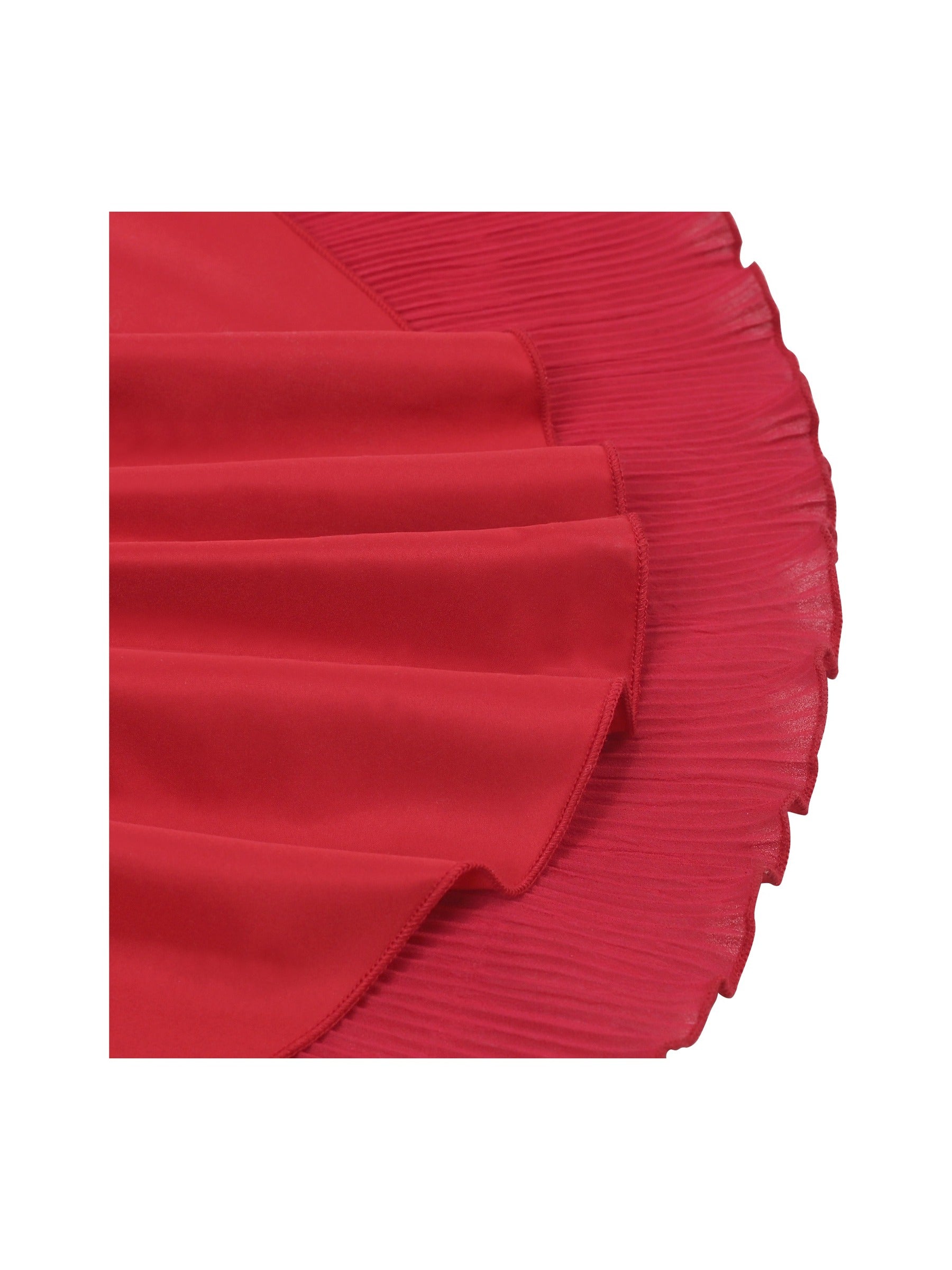 Girls Dress Coffee Ruffle Butterfly High Low Irregular Hem Sweet Birthday Party Red