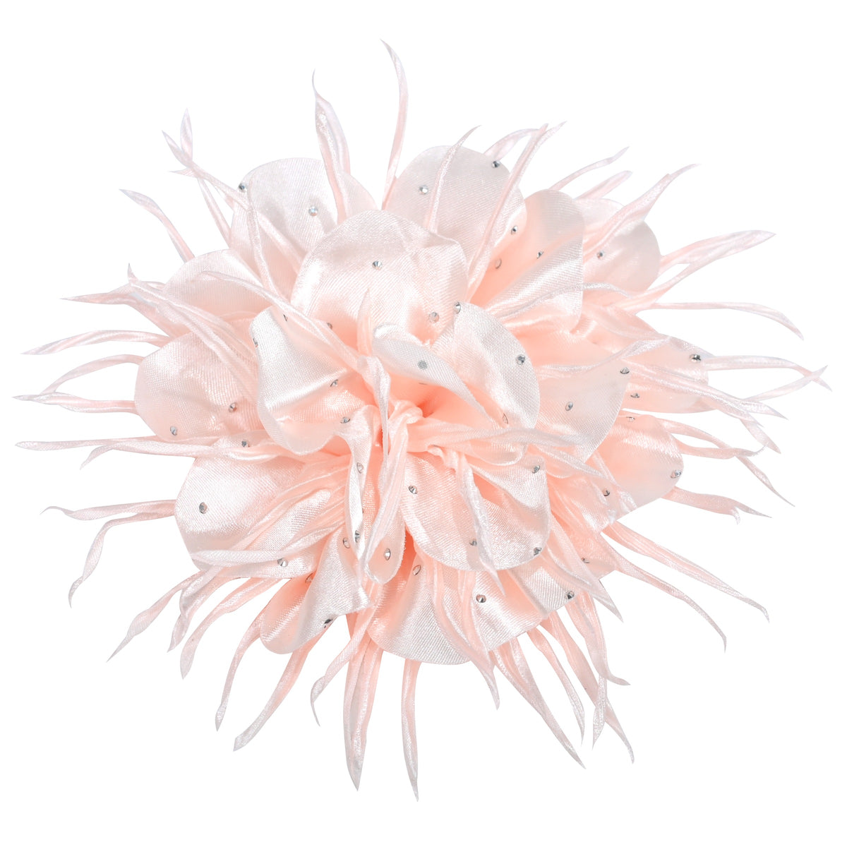 3 Layers Girls Dress Pink Flower Wave Pageant Wedding Kids Clothing - Pink Hollow Flower