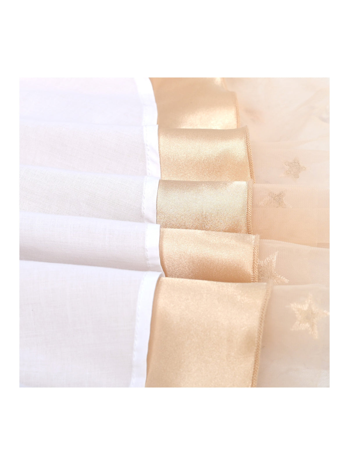 Girls Dress Peach Sequin Mermaid High Low Tulle Party Gown Fantasy Beach Formal Pageant - Beige Star