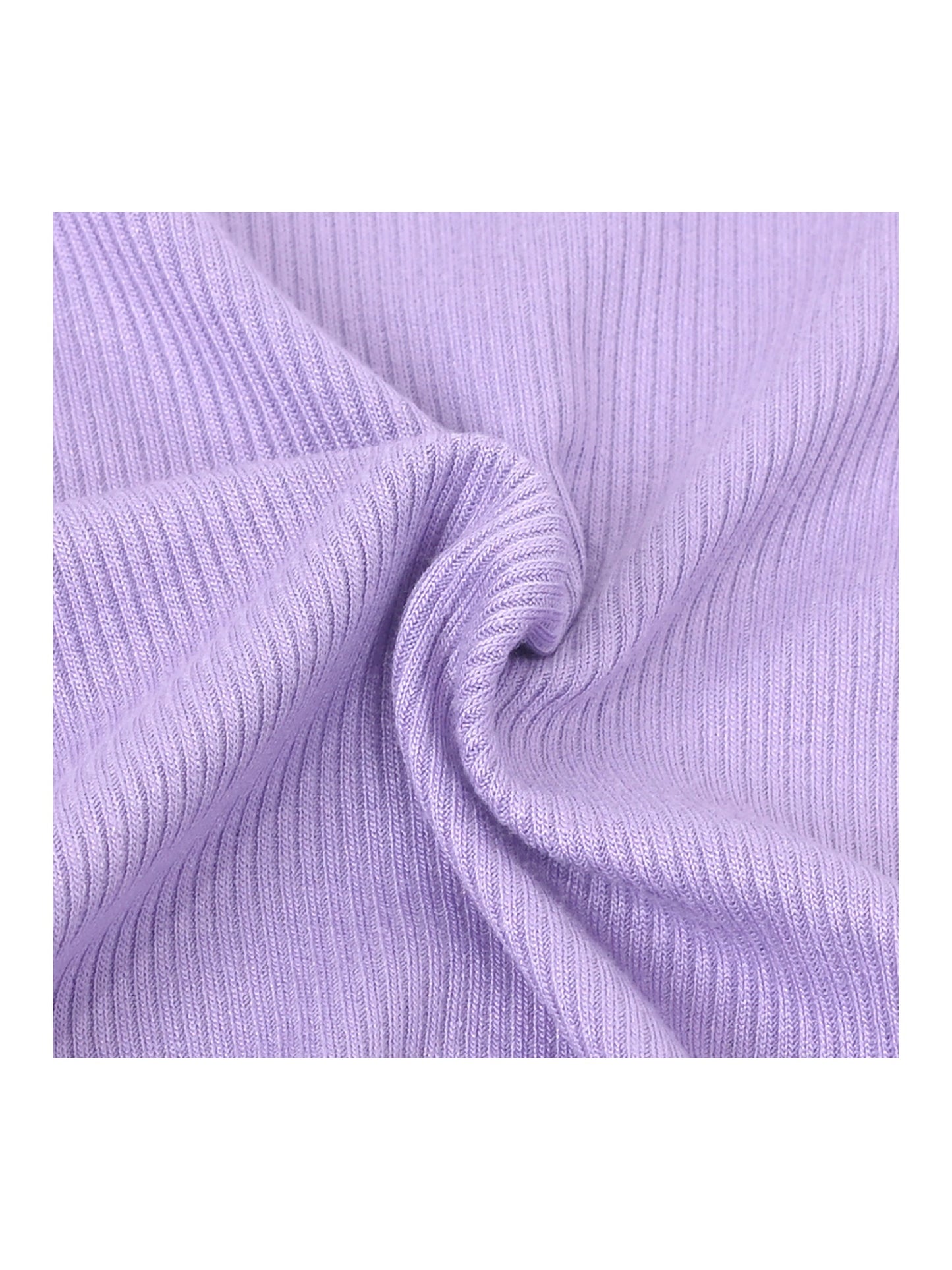 Girls Short Sleeve Tee T-Shirt Gray Butterfly Collar Cotton Purple