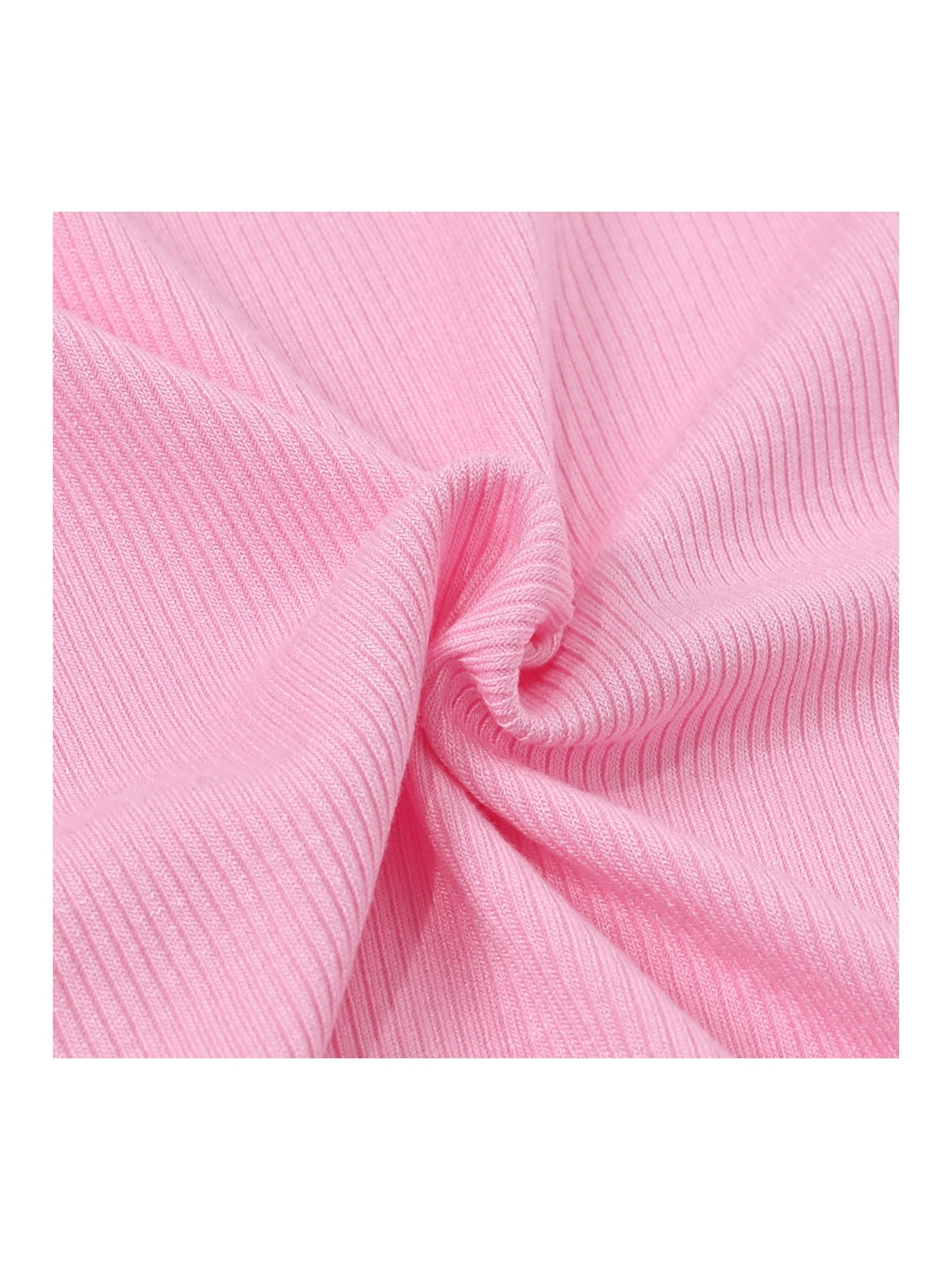 Girls Short Sleeve Tee T-Shirt Gray Butterfly Collar Cotton Pink