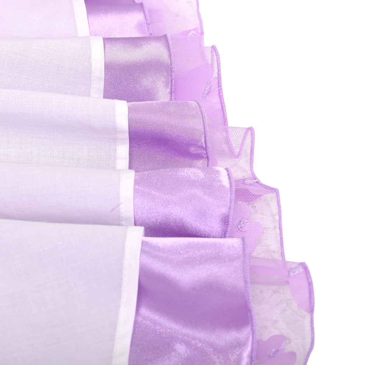Girls Dress Purple Butterfly Embroidered Halter Dress Party - Purple Butterfly