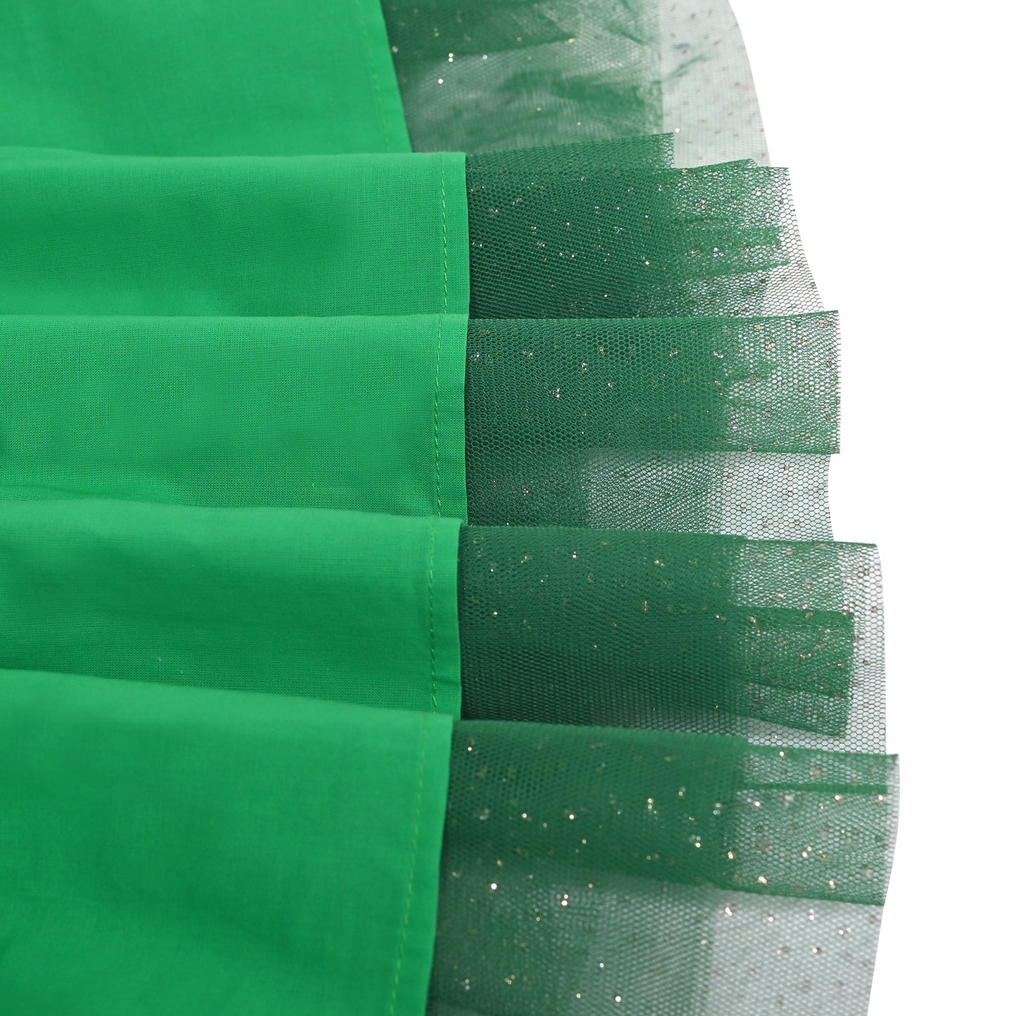Girls Dress Black Heart Tulle Party Velvet Valentine's Day Party Green