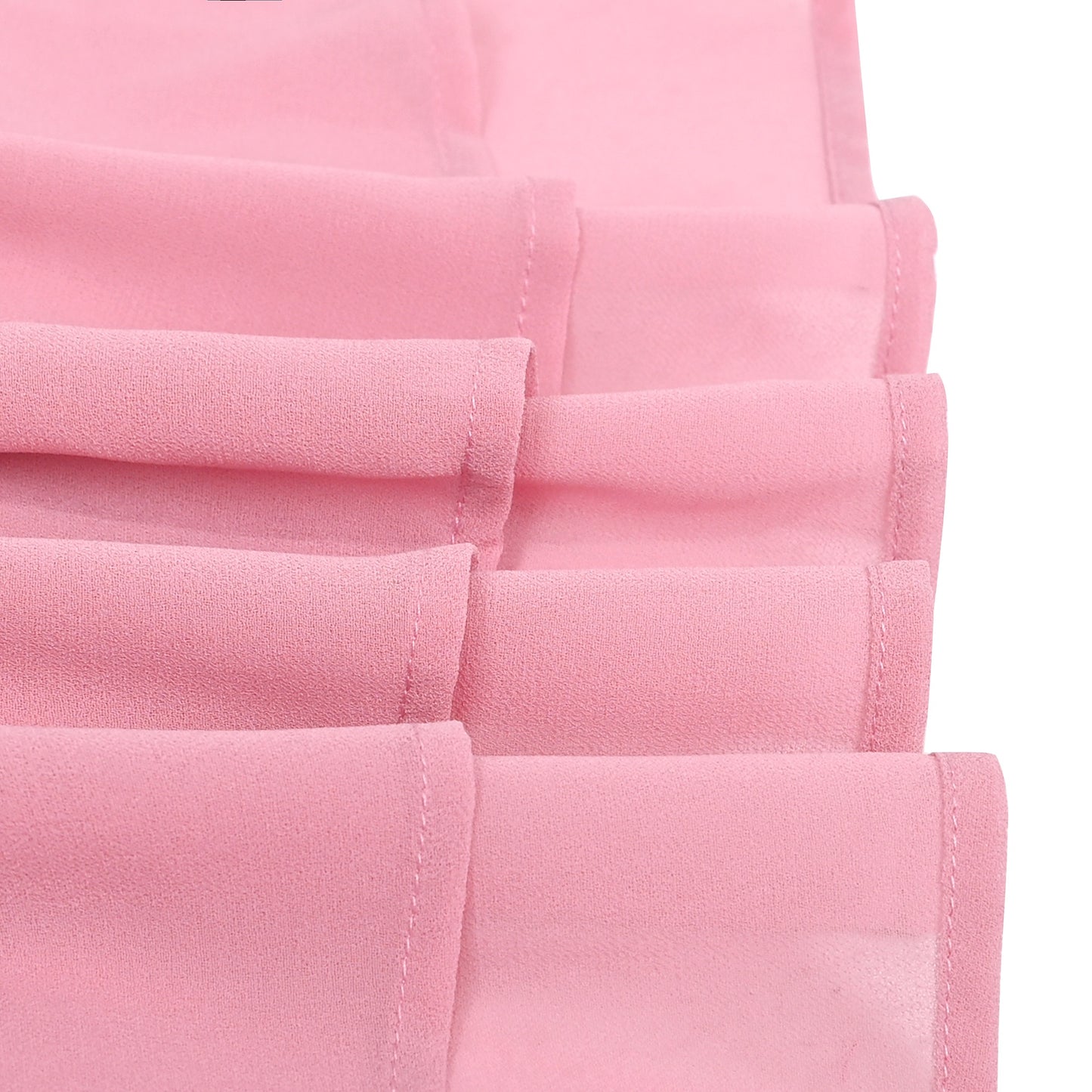 Girls Dress Rose Halter Button Smocked Tie Back Beach Party Chiffon Pink