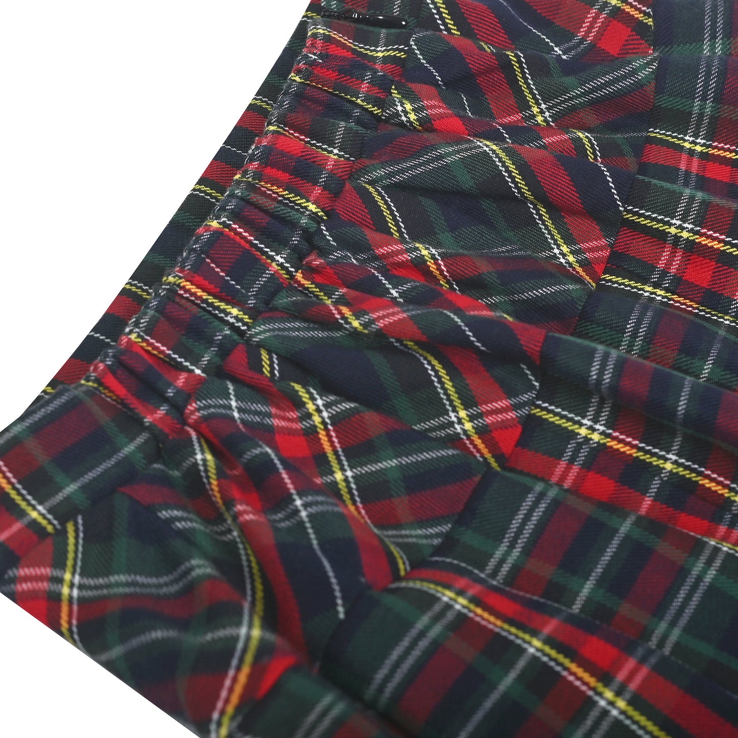 Girls Skirt Back School Uniform Red Tartan Skirt Red