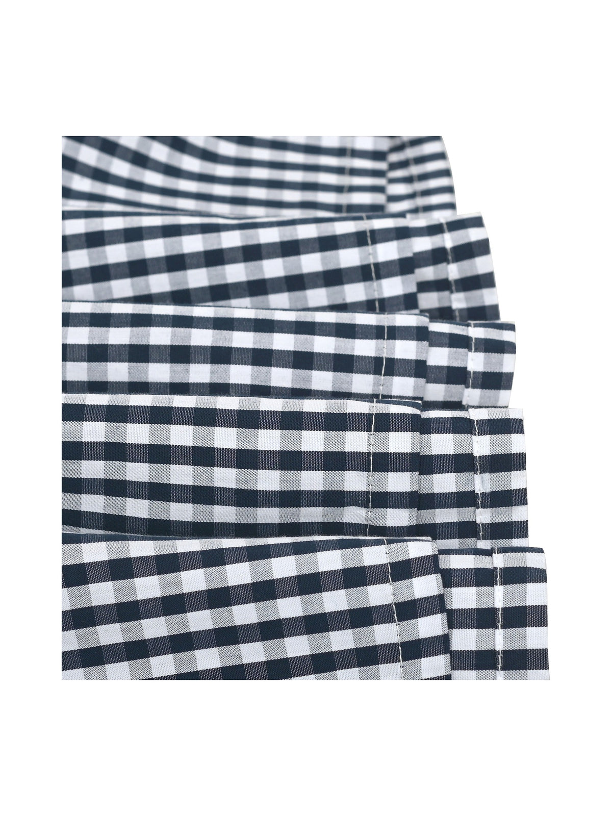 Girls Dress Black Bow Tie Belt School Uniform Front Button Short Sleeves - Dark Blue
