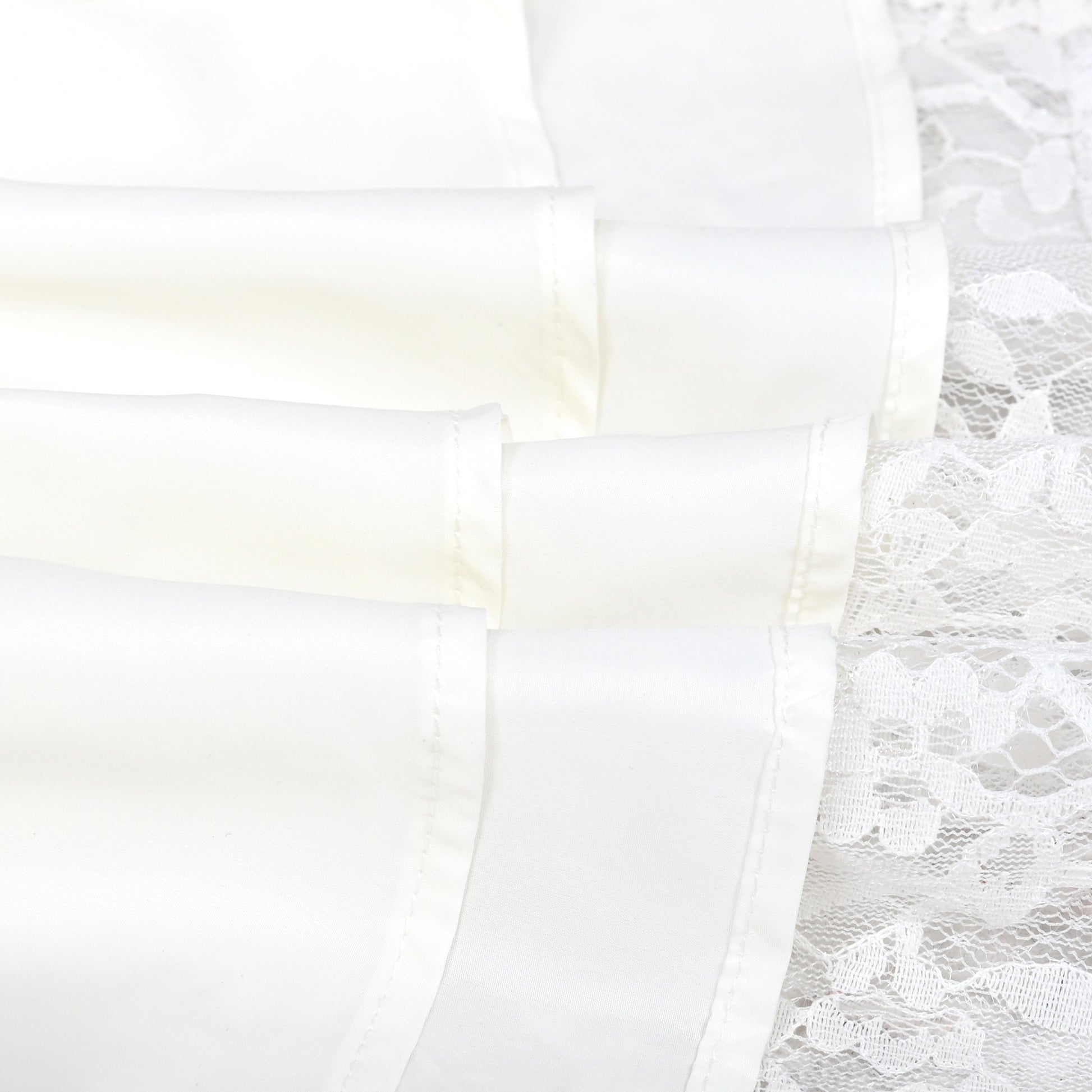 Flower Girls Dress Ivory Floral Lace Button Short Sleeve Communion Wedding Formal Beige