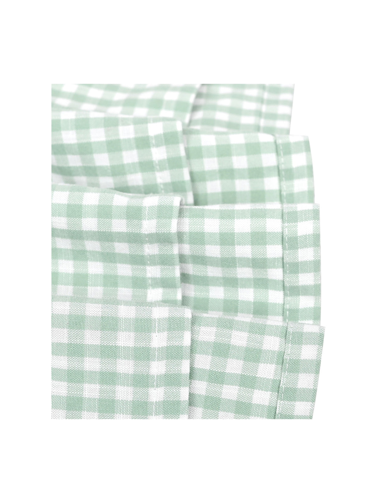 Girls Dress Black Bow Tie Belt School Uniform Front Button Short Sleeves - Sage Gingham