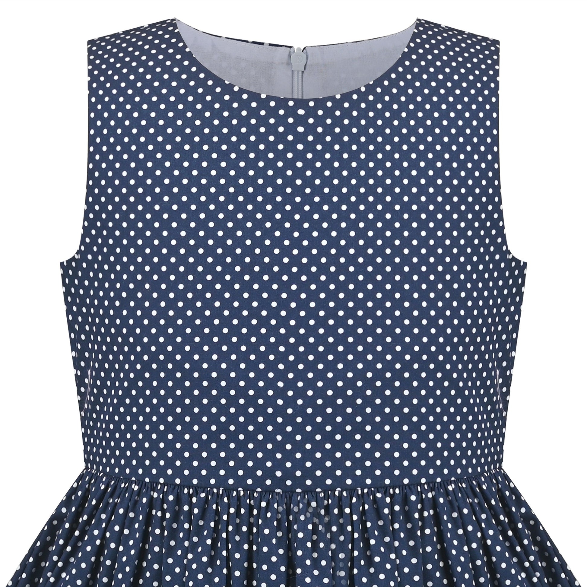 Girls Dress Floral Criss Cross Summer Sundress Sleeveless Casual Daily Blue