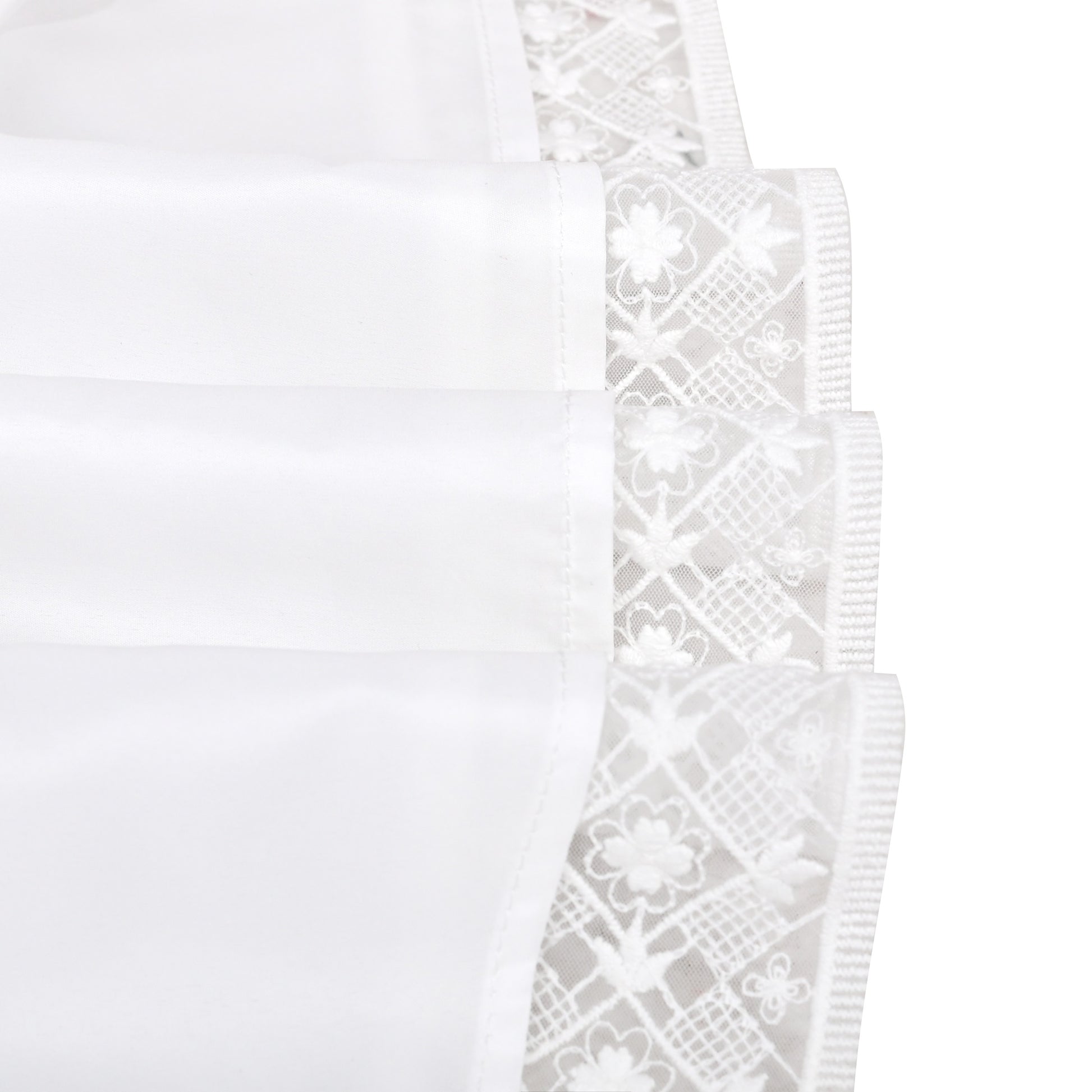 Flower Girls Dress Lace Trim Bow Communion Wedding Baptism Ceremony Birthday Formal White