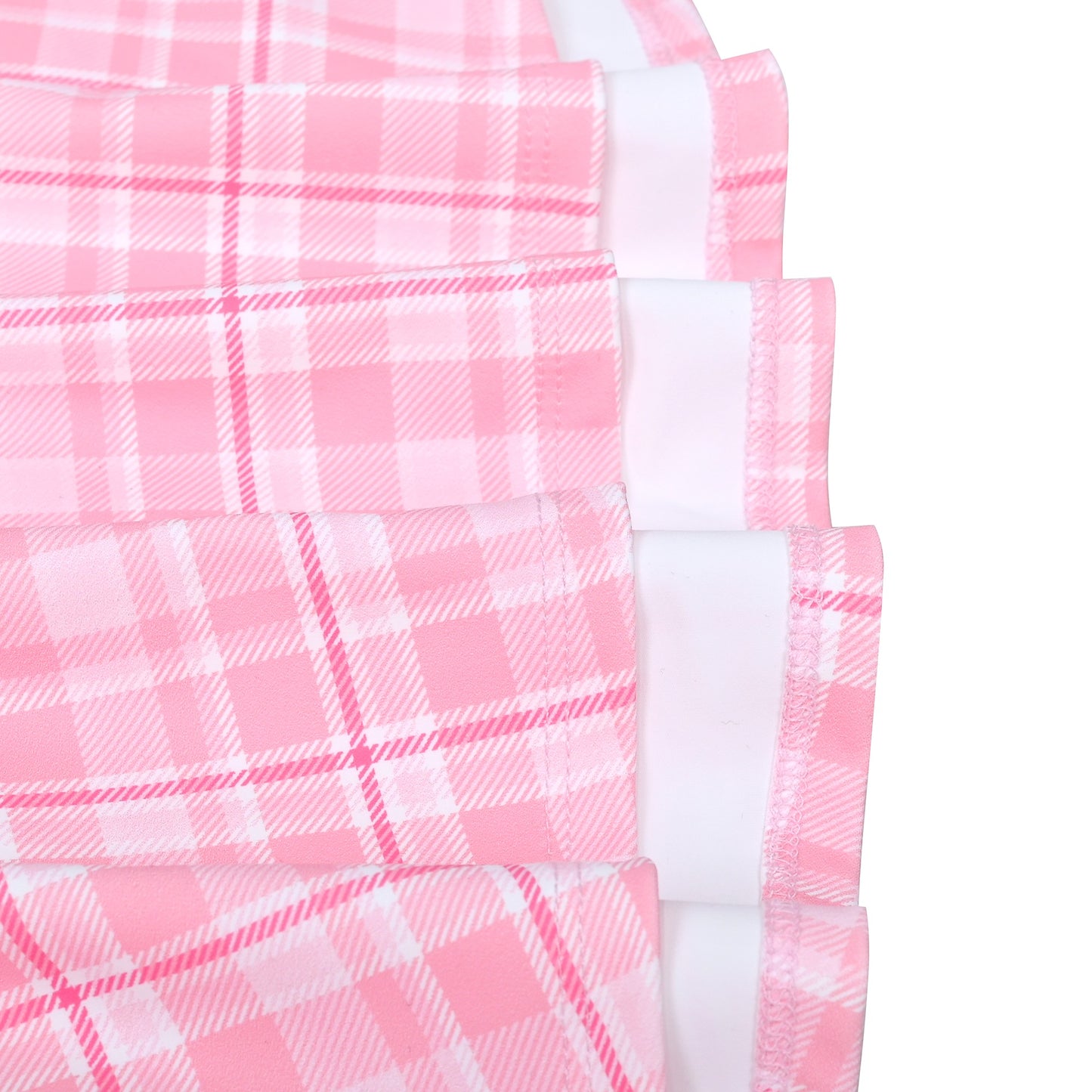 Girls Dress Tan Beige Asymmetric Collar Knit Preppy School Family Short Sleeve Pink