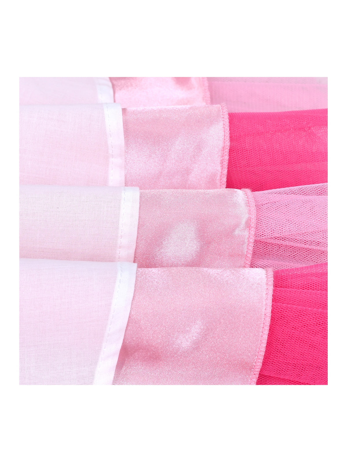 Girls Dress Sequin Mesh Party Wedding Princess Tulle - Pink Piggy