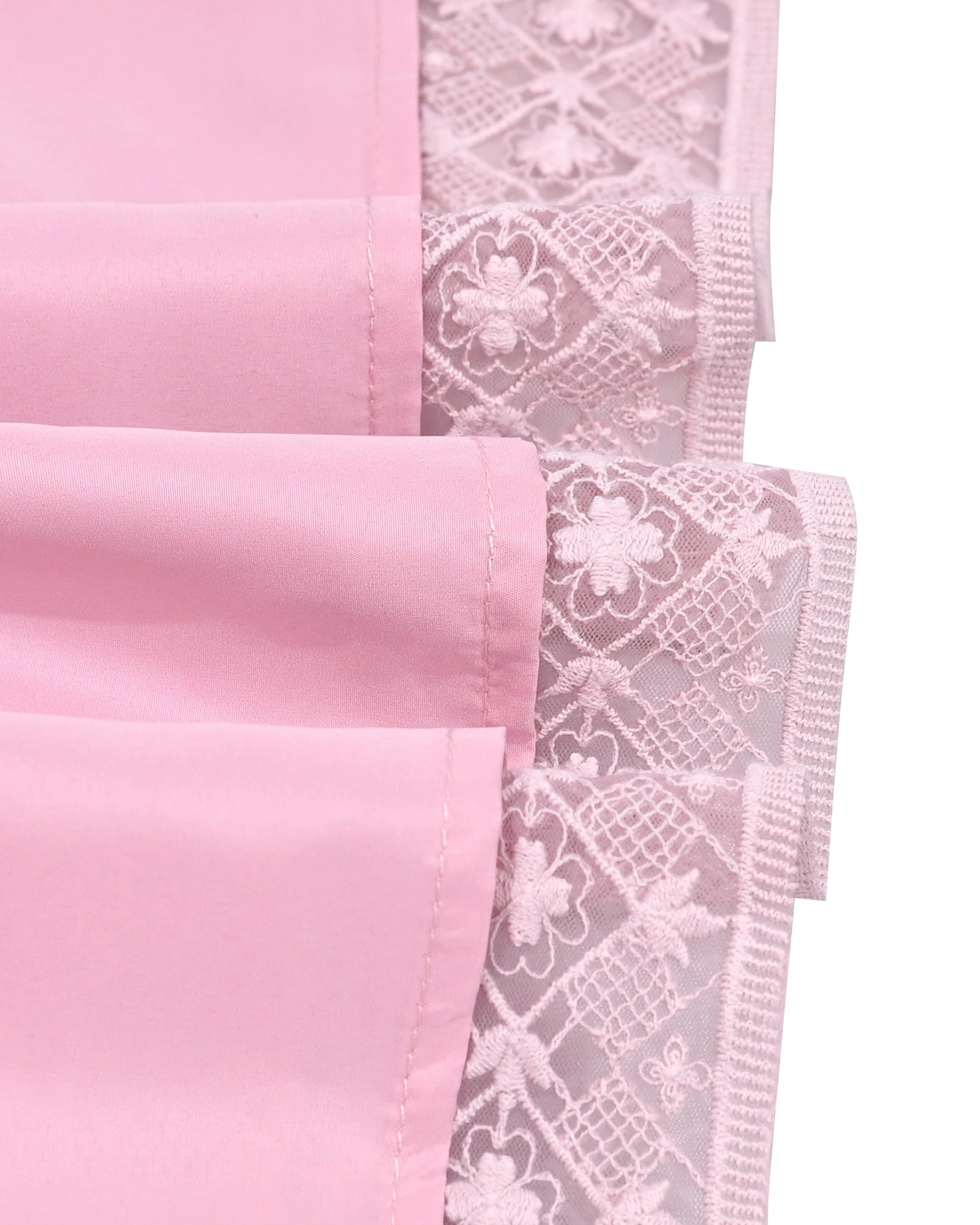 Flower Girls Dress Lace Trim Bow Communion Wedding Baptism Ceremony Birthday Formal Pink